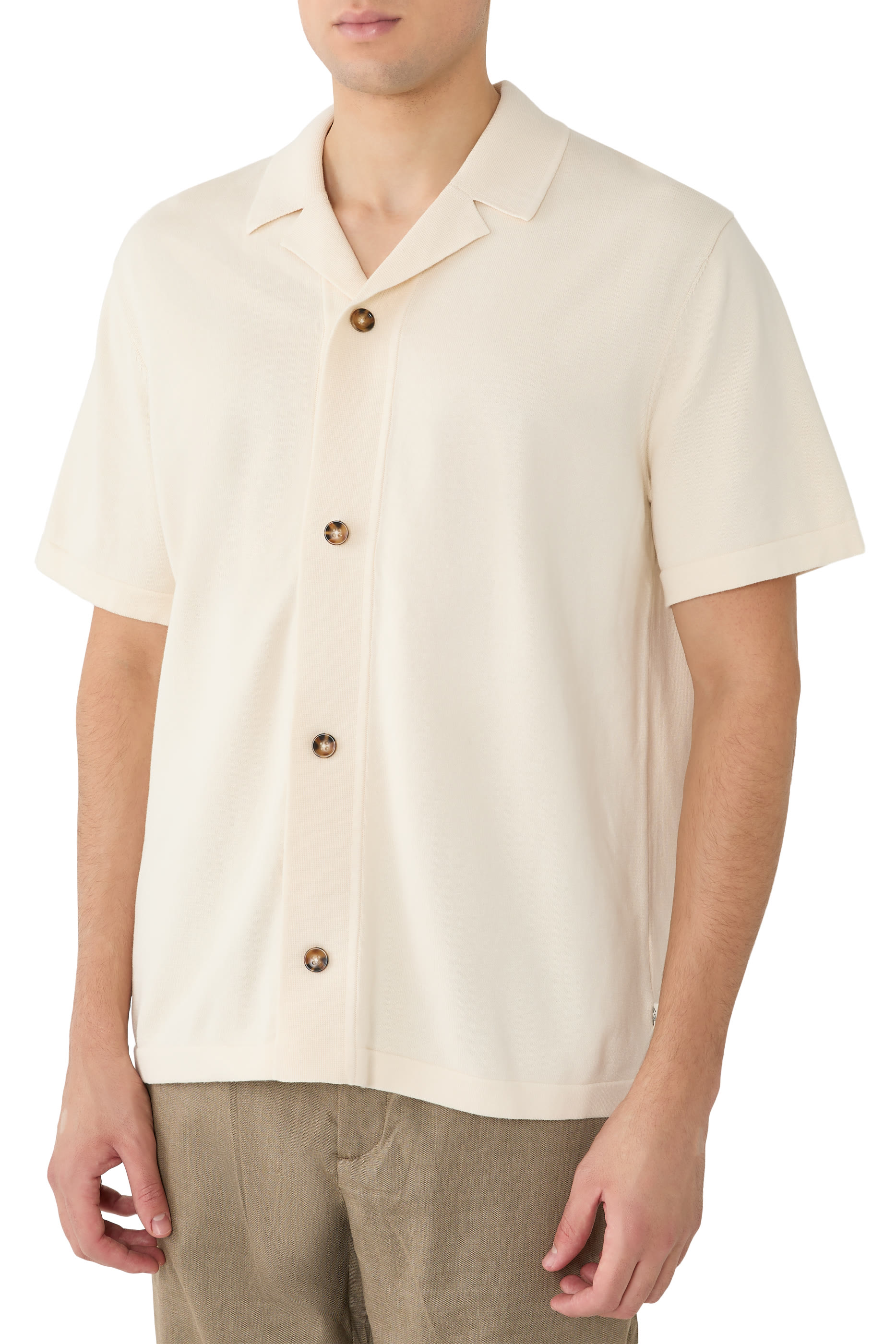 Emmett Globe Knitted Short Sleeve Shirt 