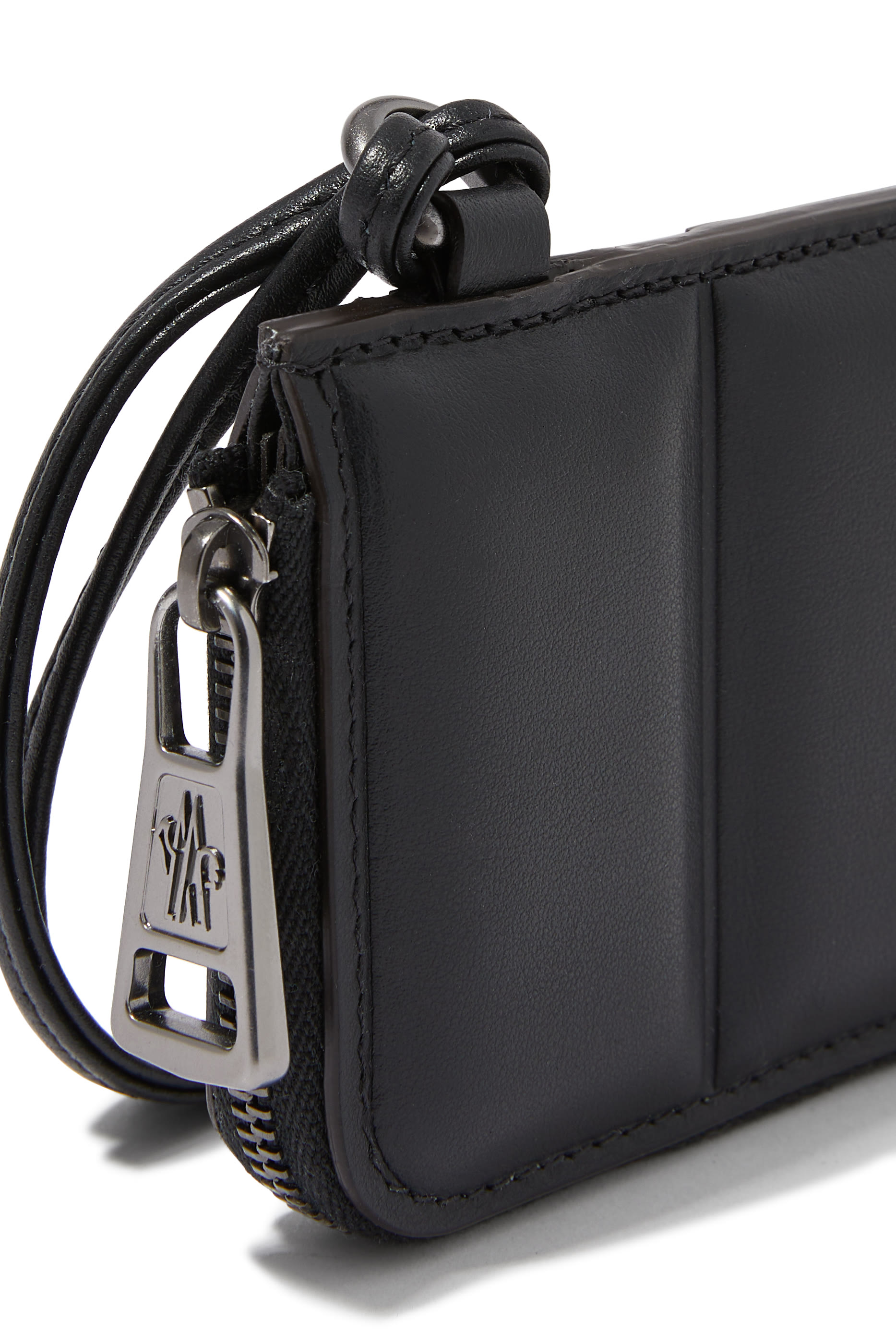 Doudoune Quilted Leather Card Holder