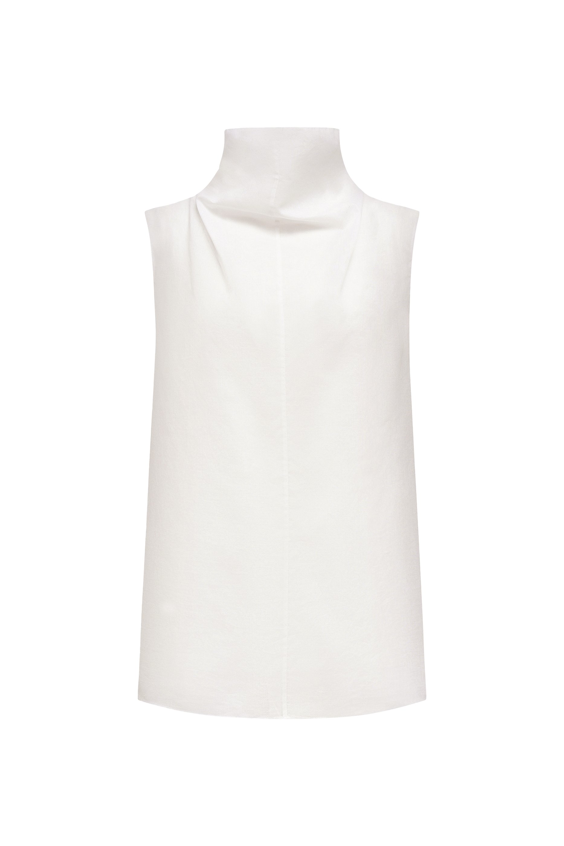 Sleeveless Turtleneck Top