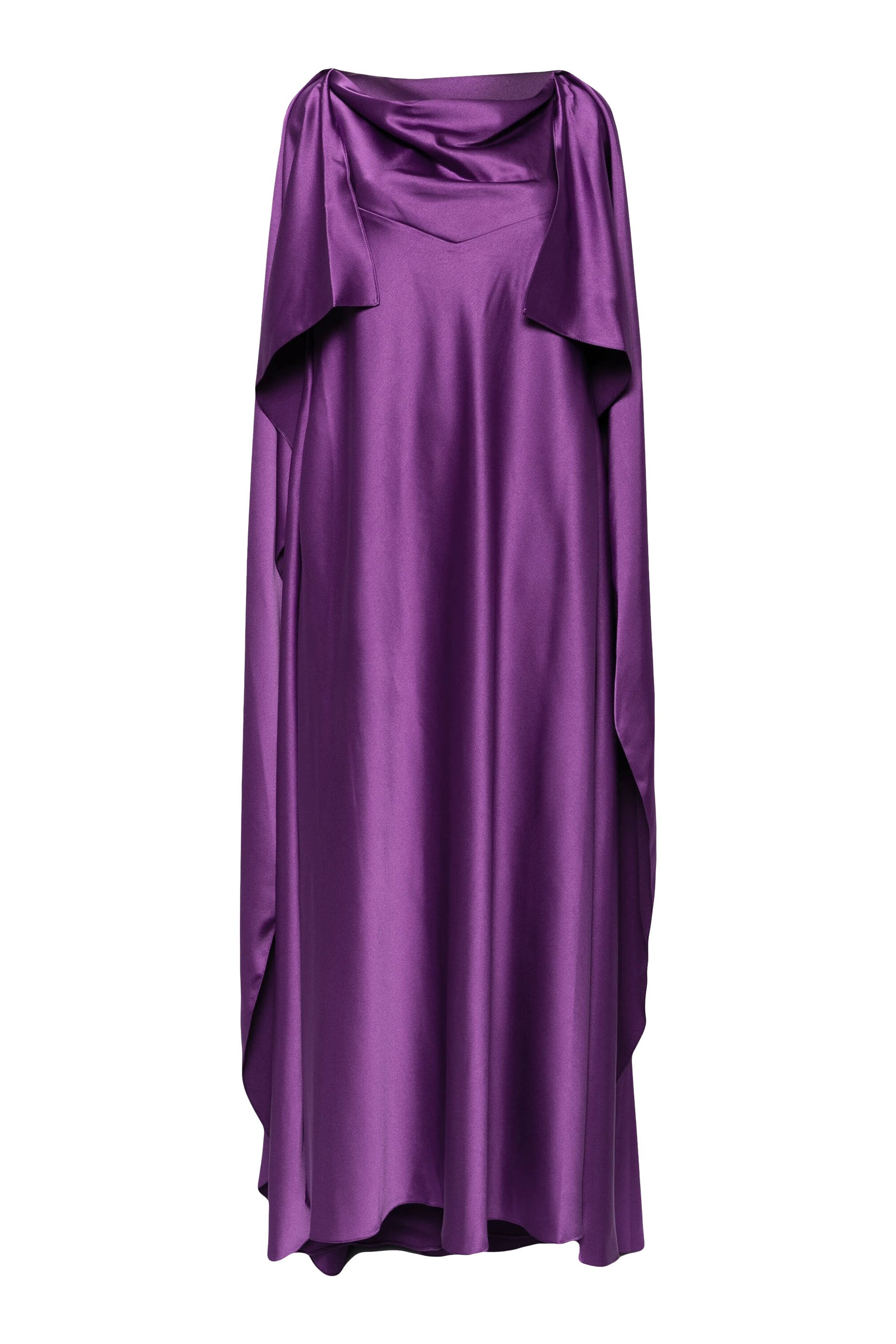 Wafa Cape Sleeves Dress