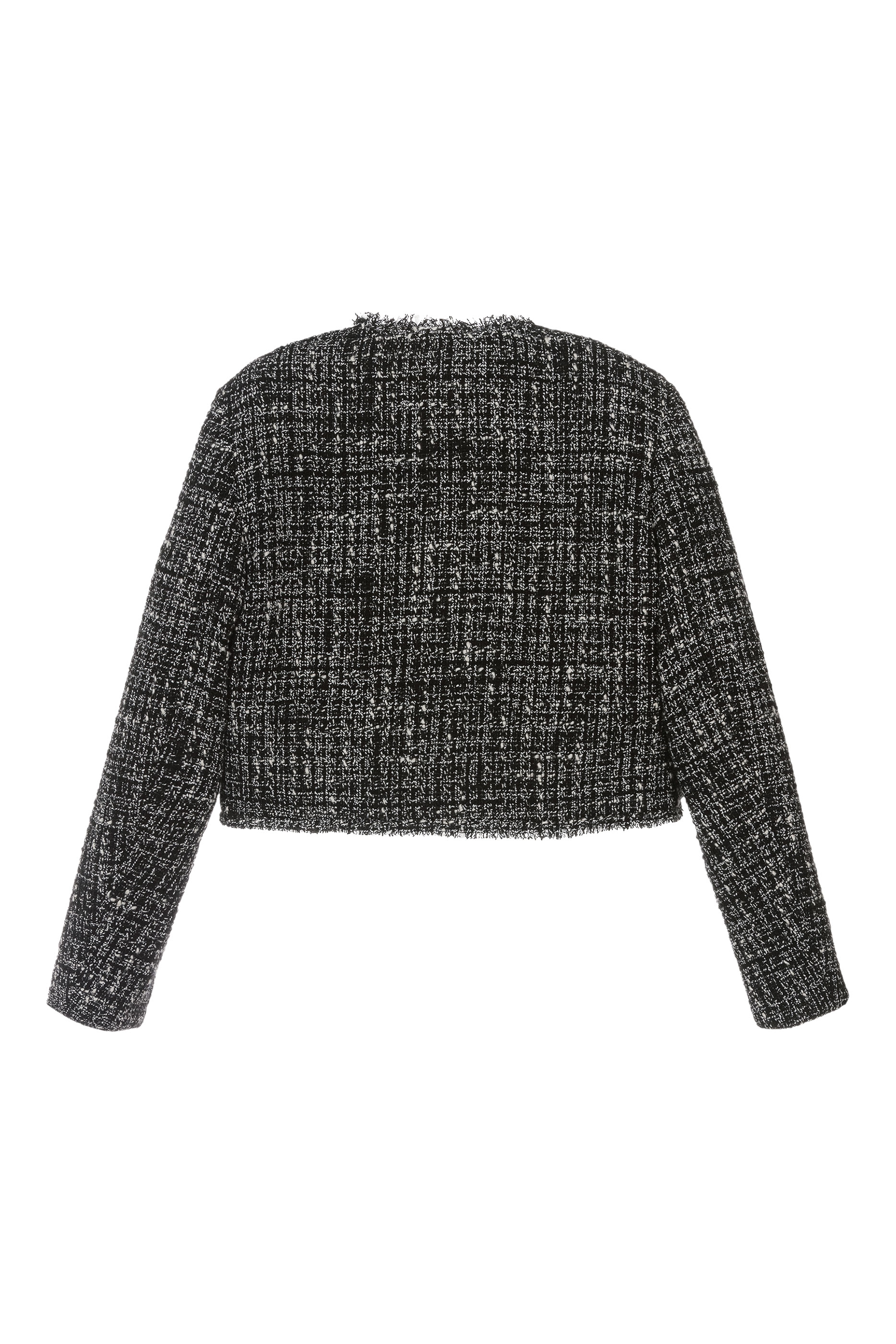 Kids Cropped Tweed Jacket