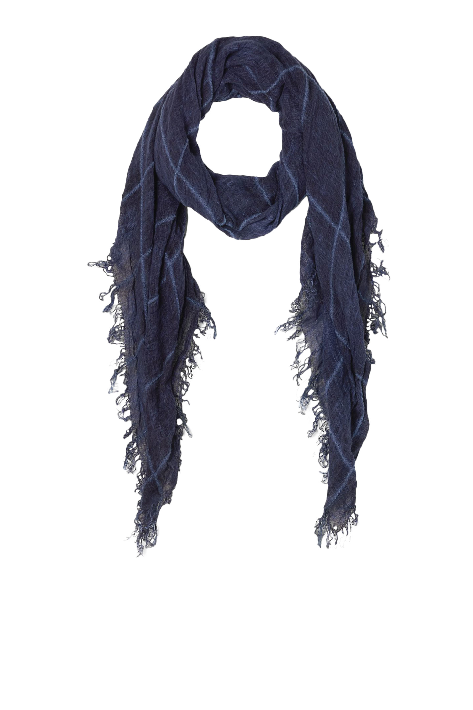 Maltinto Organic Linen Cotton Grid Scarf