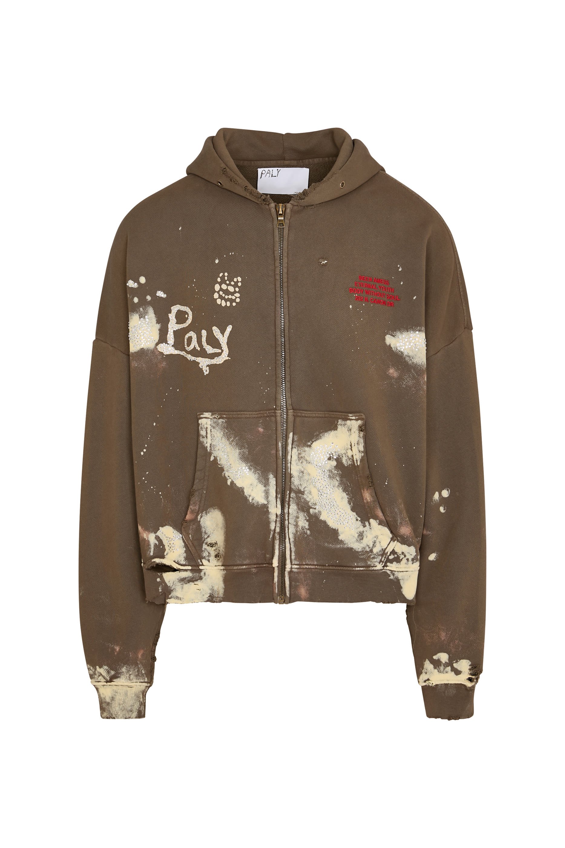 Been Amess Zip Hooded Sweatshirt