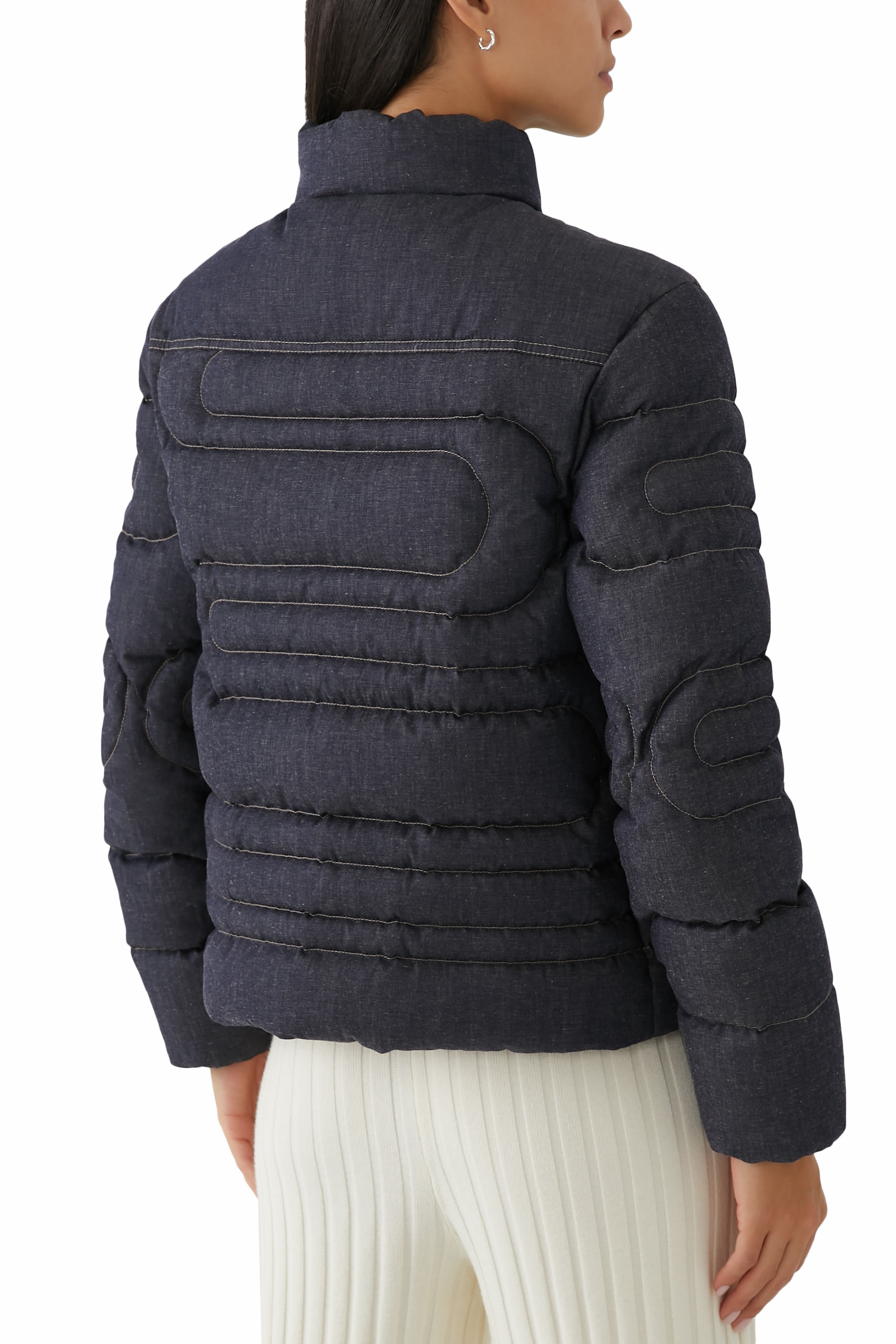 Xiaoqing Snake-Quilted Jacket 