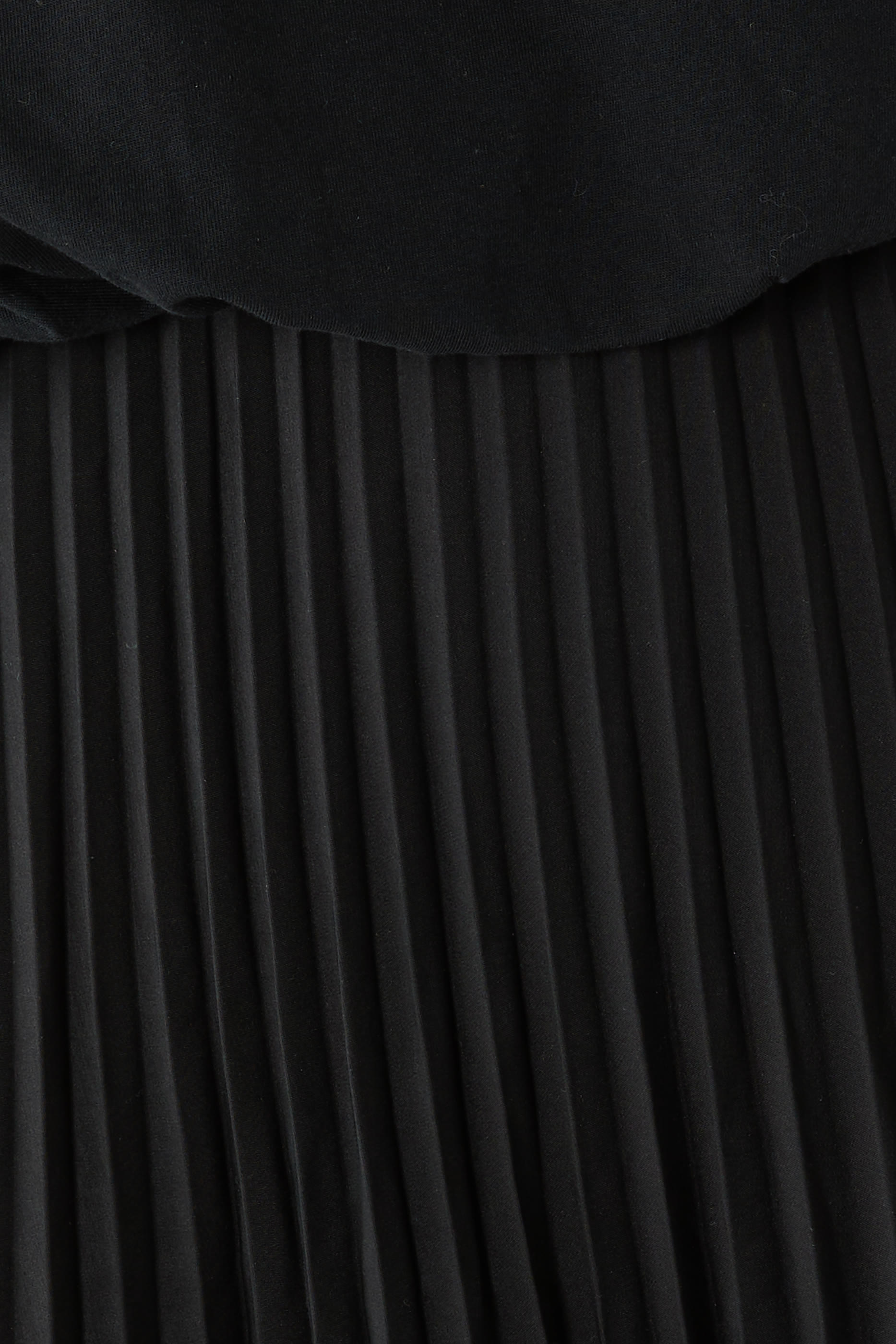 Pleated Tucked T-Shirt Combo Dress