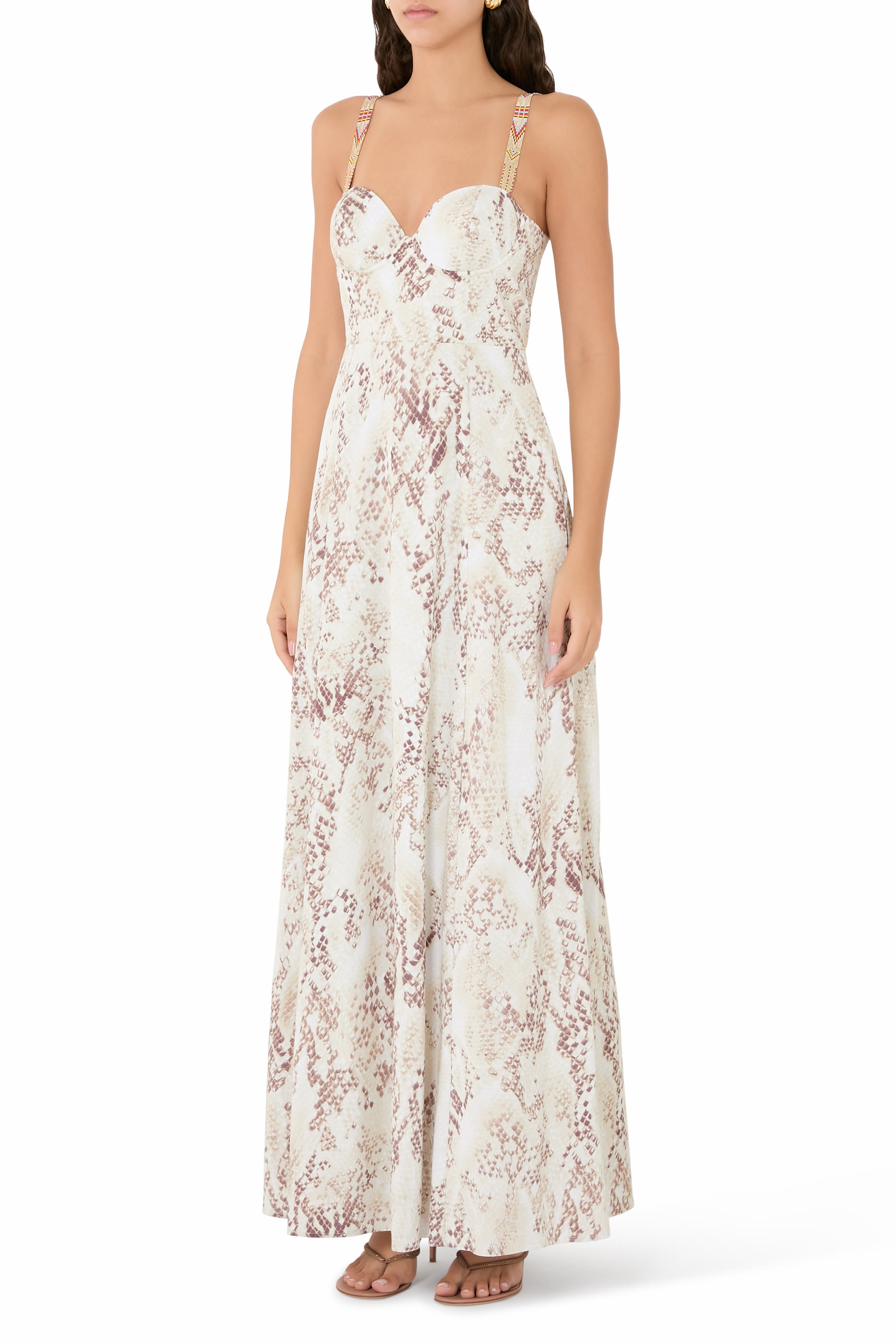 Sutton Python Print Maxi Dress