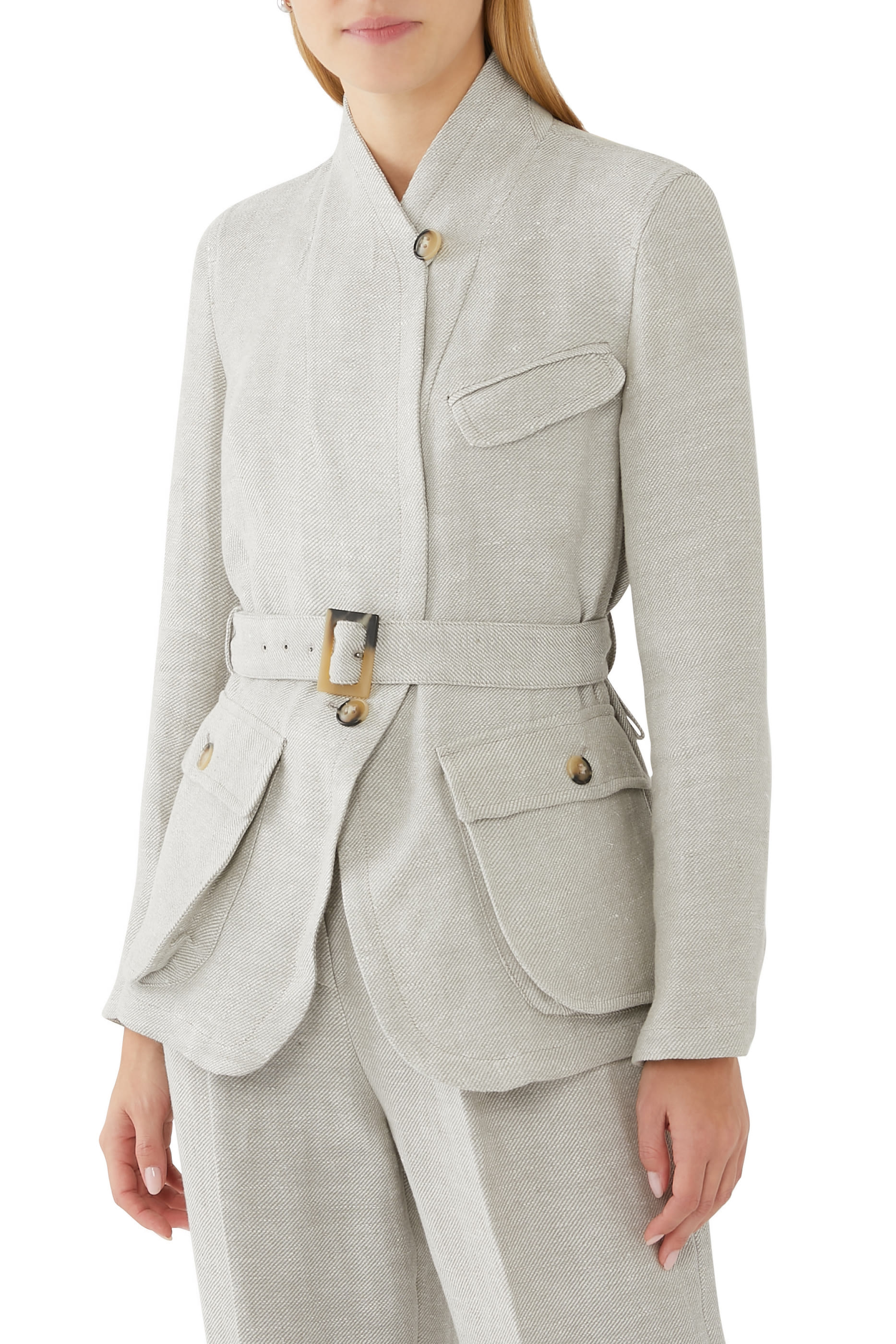 Icon Belted Lapel Jacket