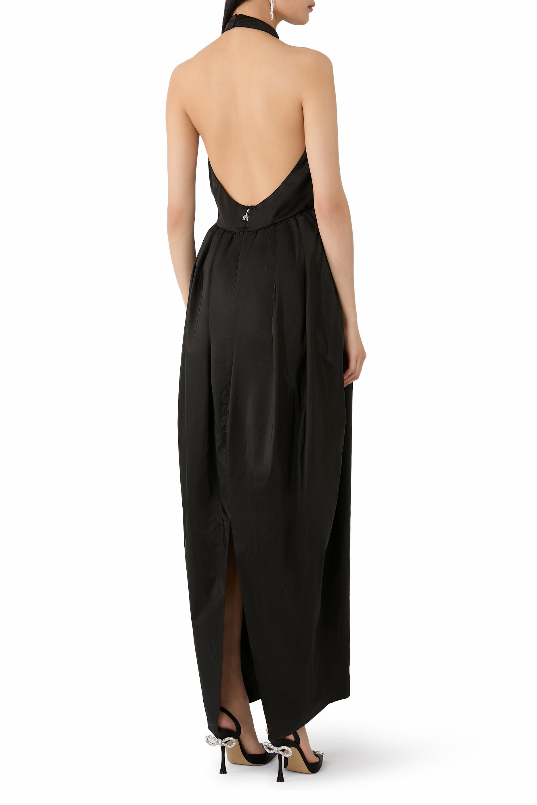 Satin Taffeta Maxi Dress 