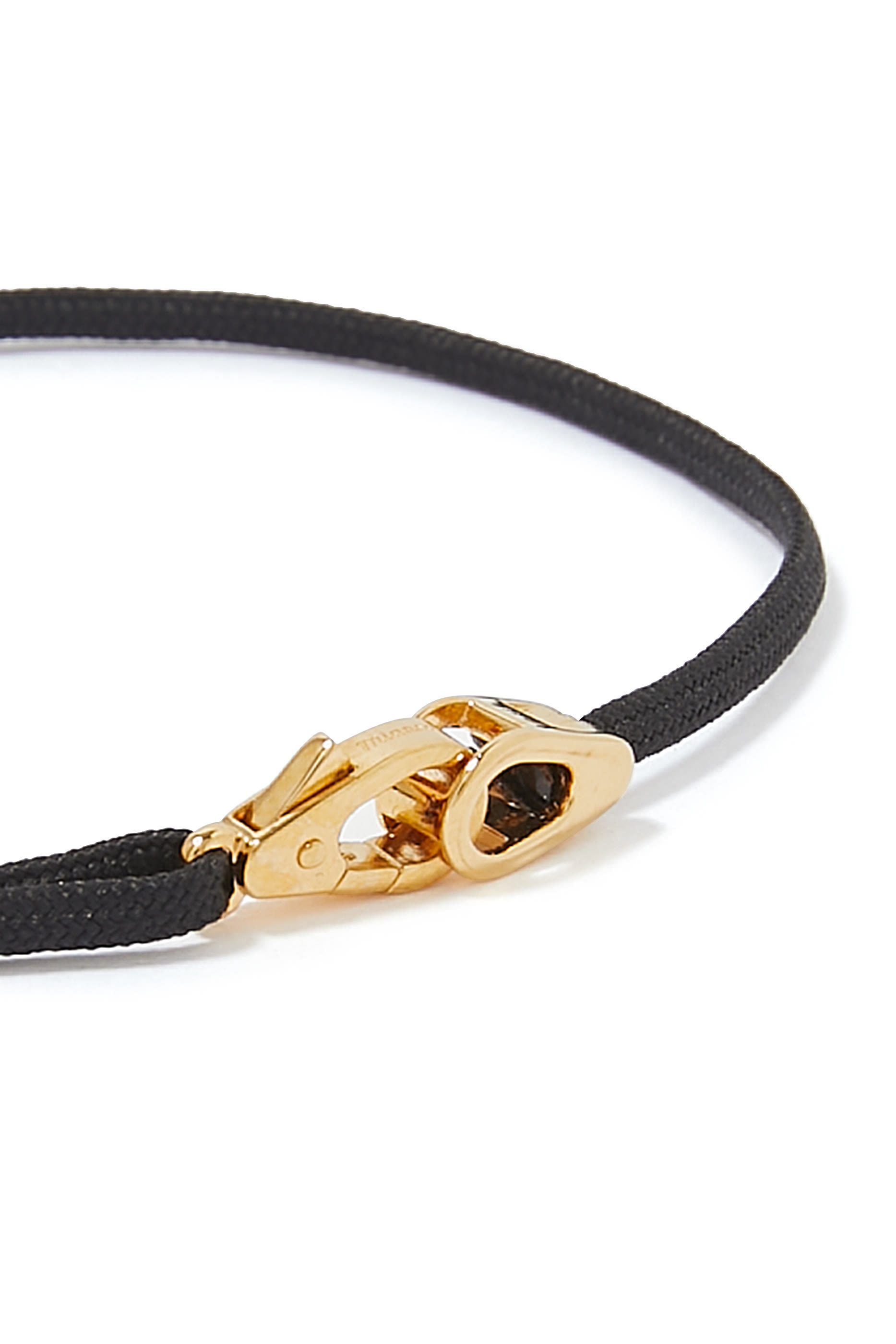 Caden Pull Bracelet, 14k Yellow Gold-Plated Sterling Silver & Nylon