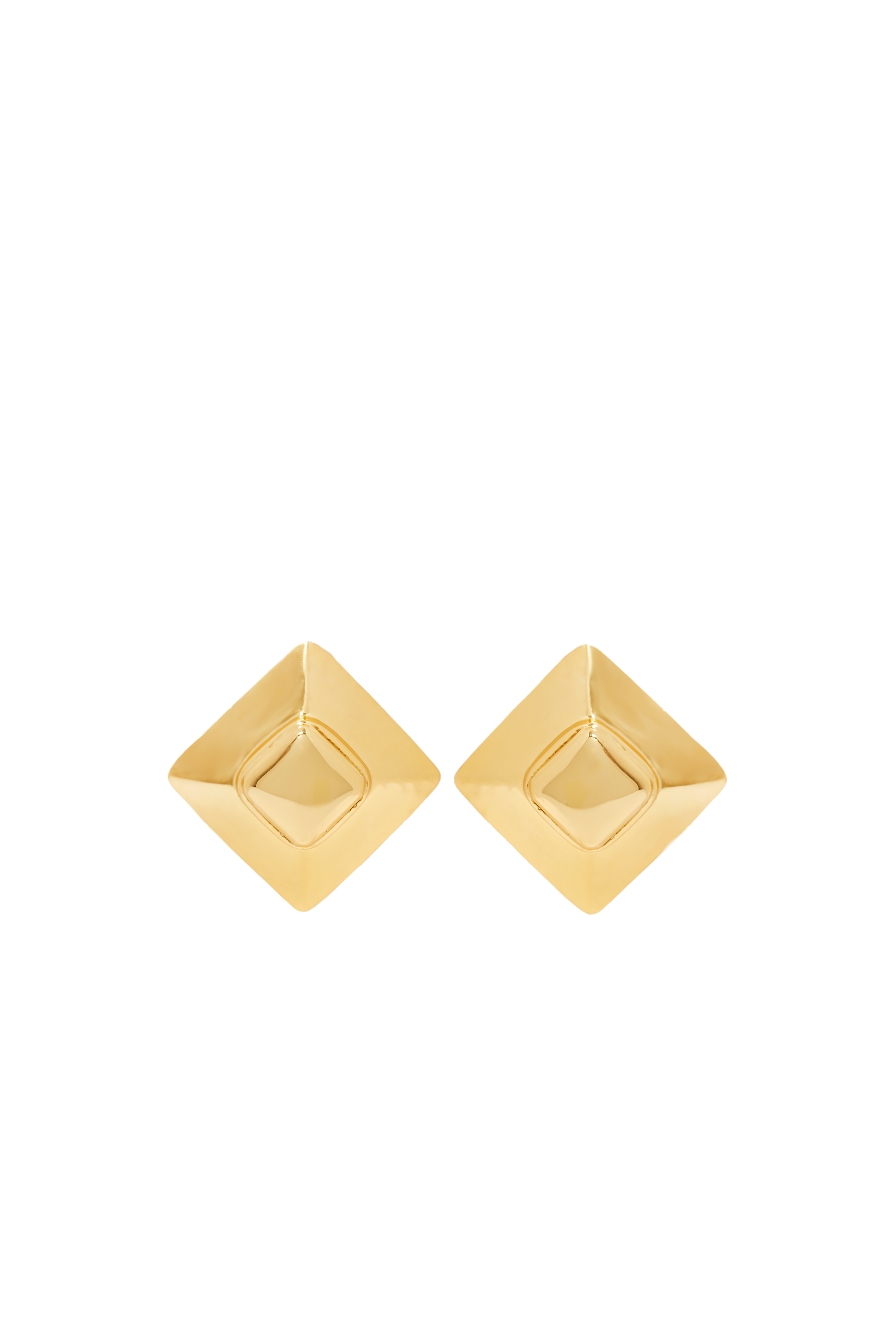 Jas Pacifique Earrings, 24k Gold Micron Plated Brass