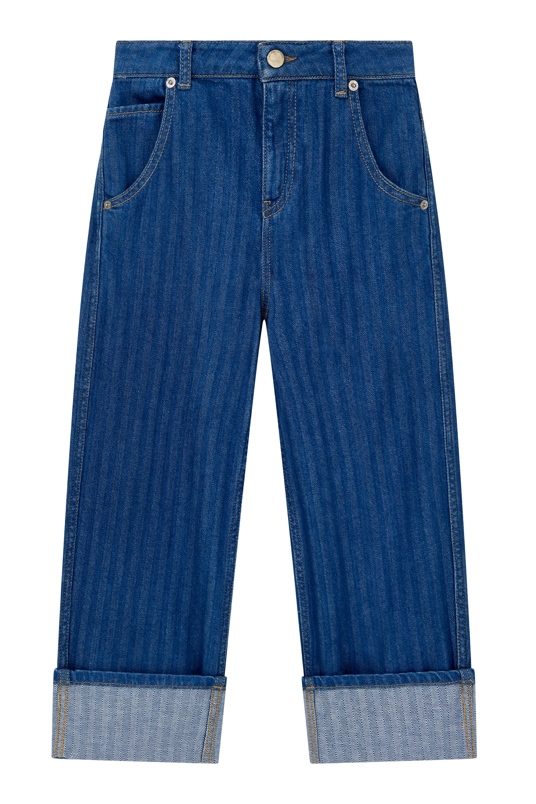Kids Vertical Stripes Jeans 