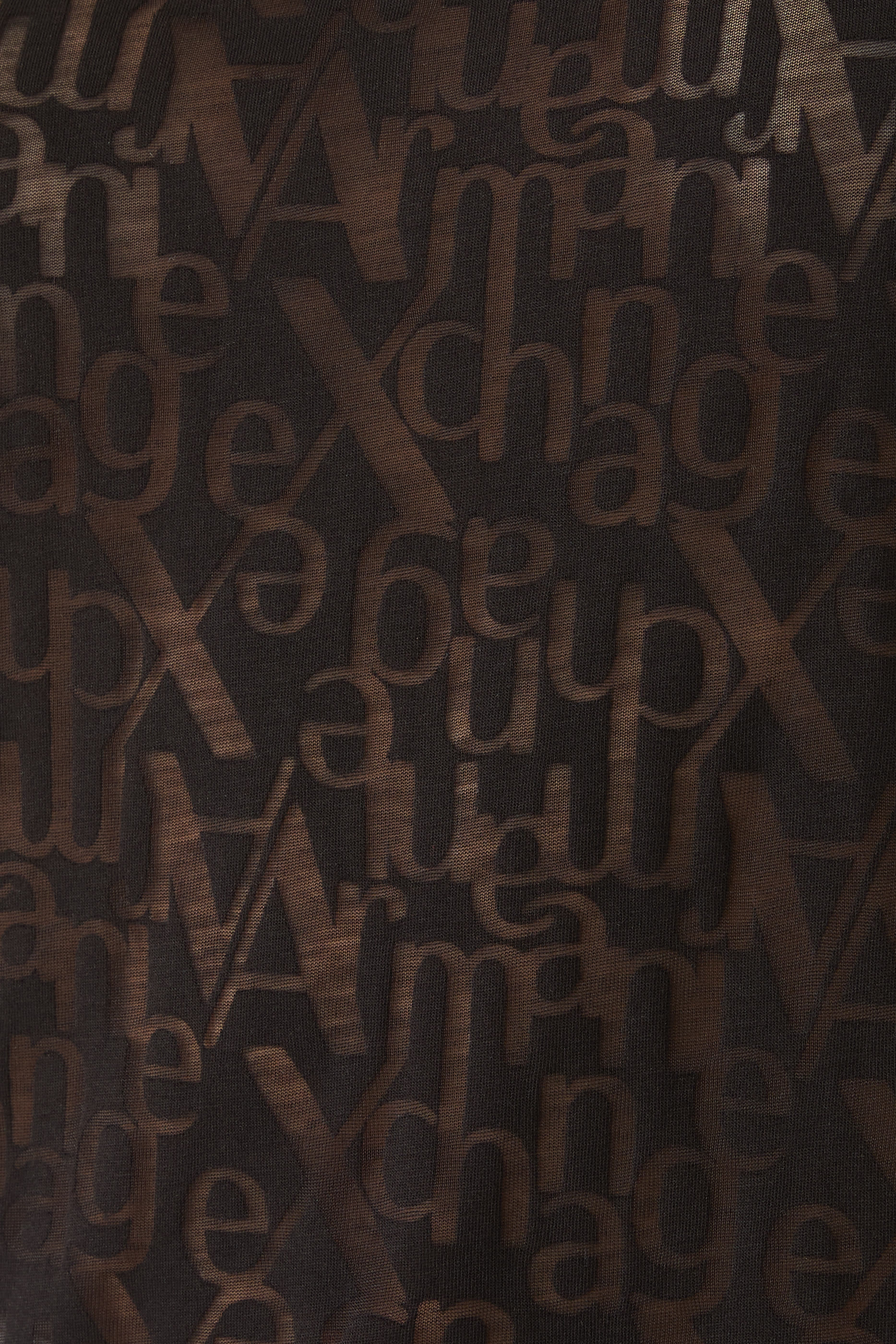 Logo Flamed Fabric T-Shirt