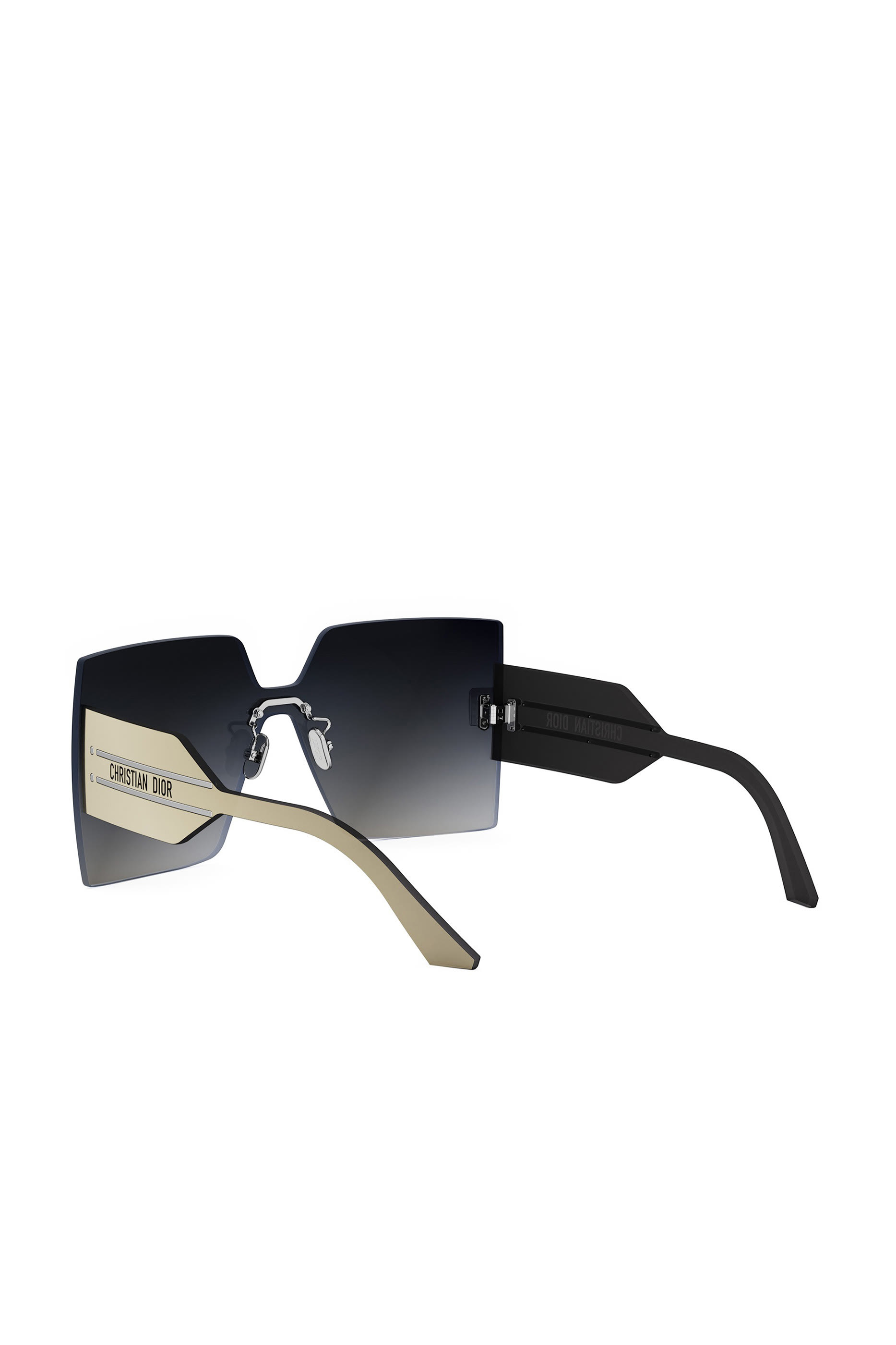 DiorClub M5U Gold Geometric Sunglasses