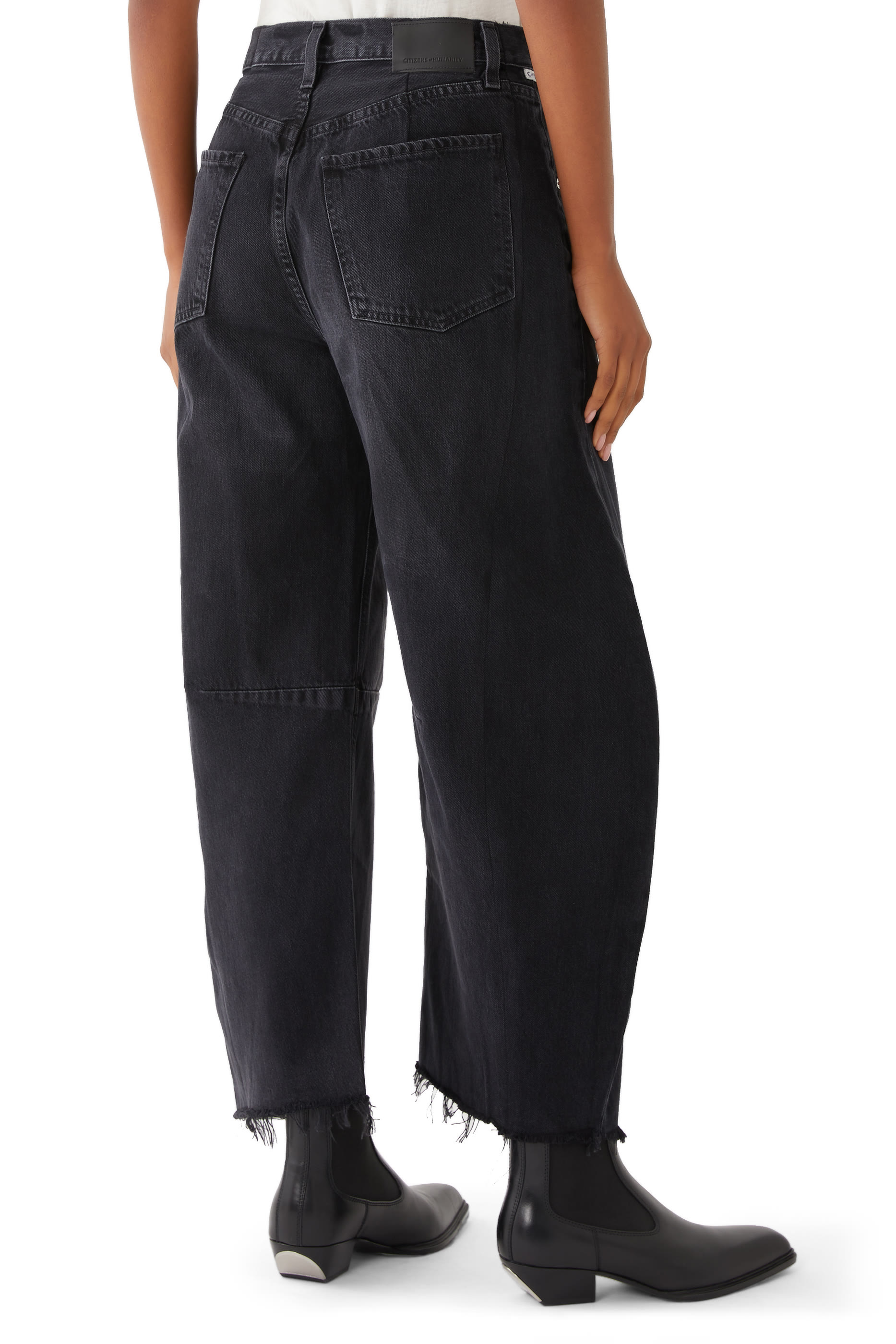 Pieced Horseshoe Jeans