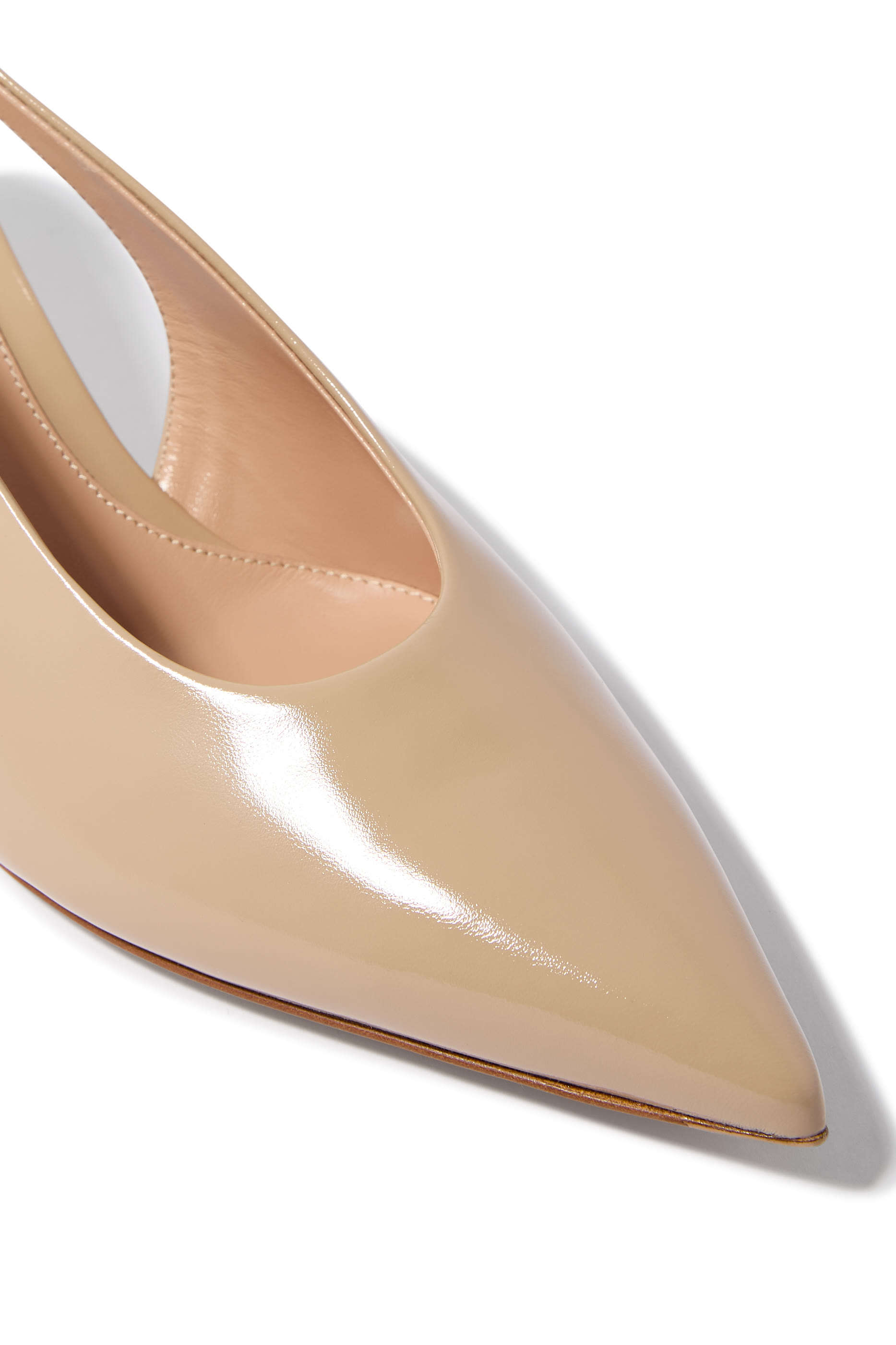  Robbie Patent Leather 55 Slingback Pumps