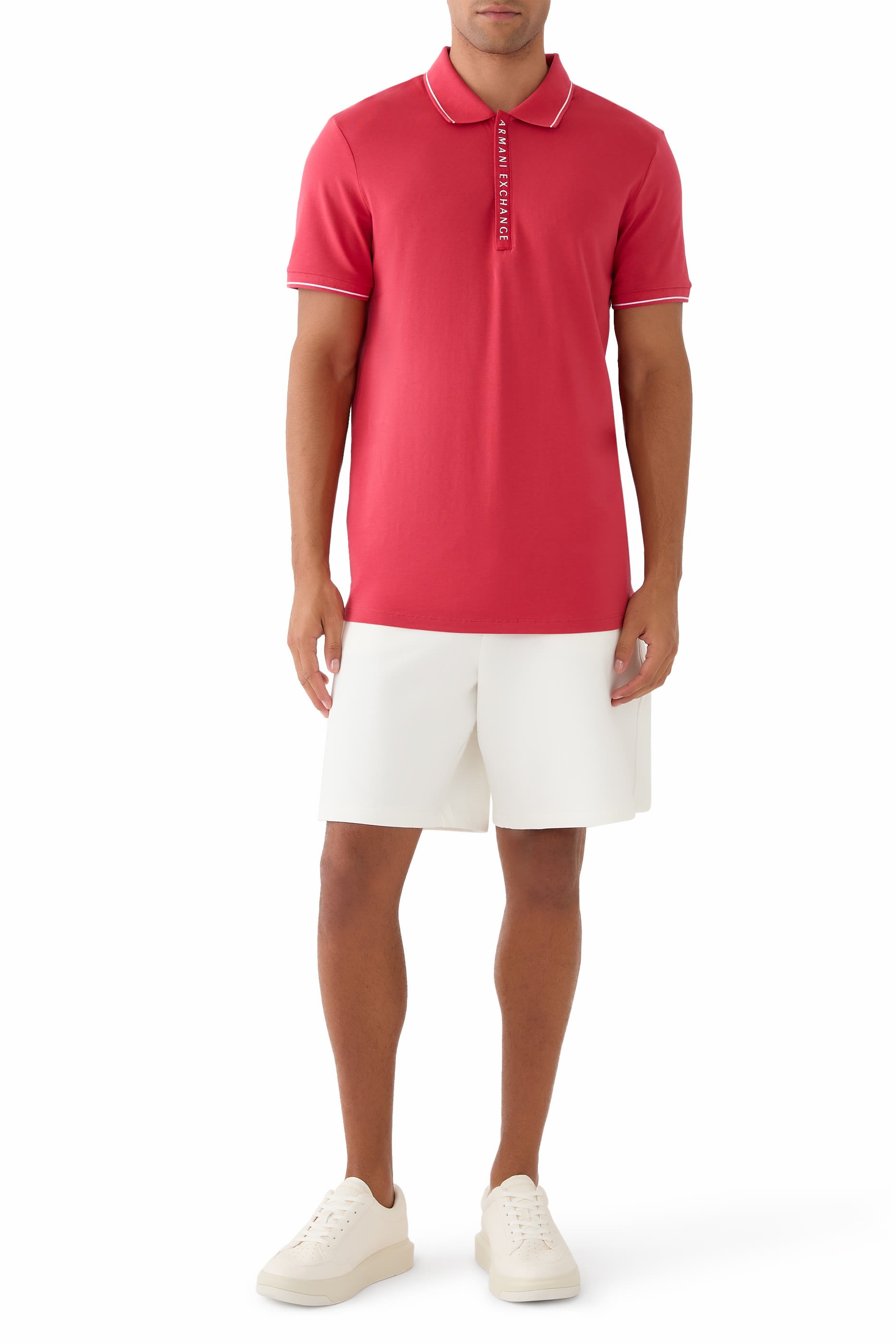Contrasting Logo Polo Shirt