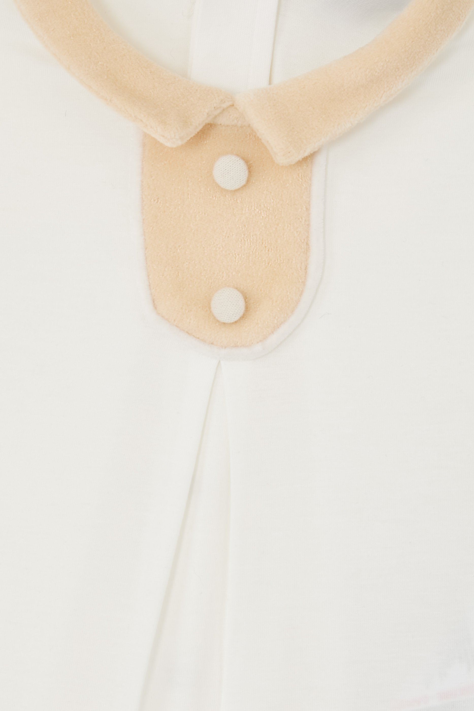 Footsie Collar Side Buttons Jumpsuit