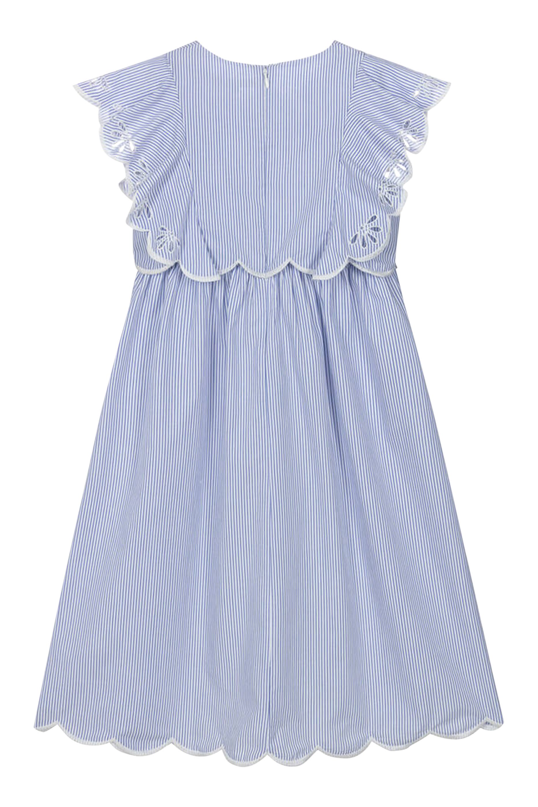 Kids Striped Flutter Dress