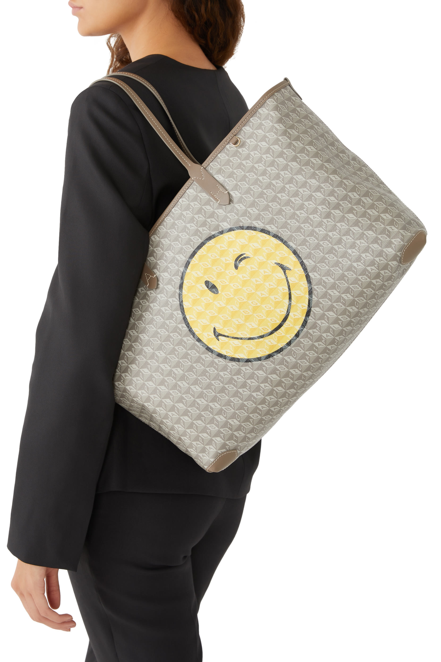 I am a Plastic Bag Wink Zipped Tote Bag