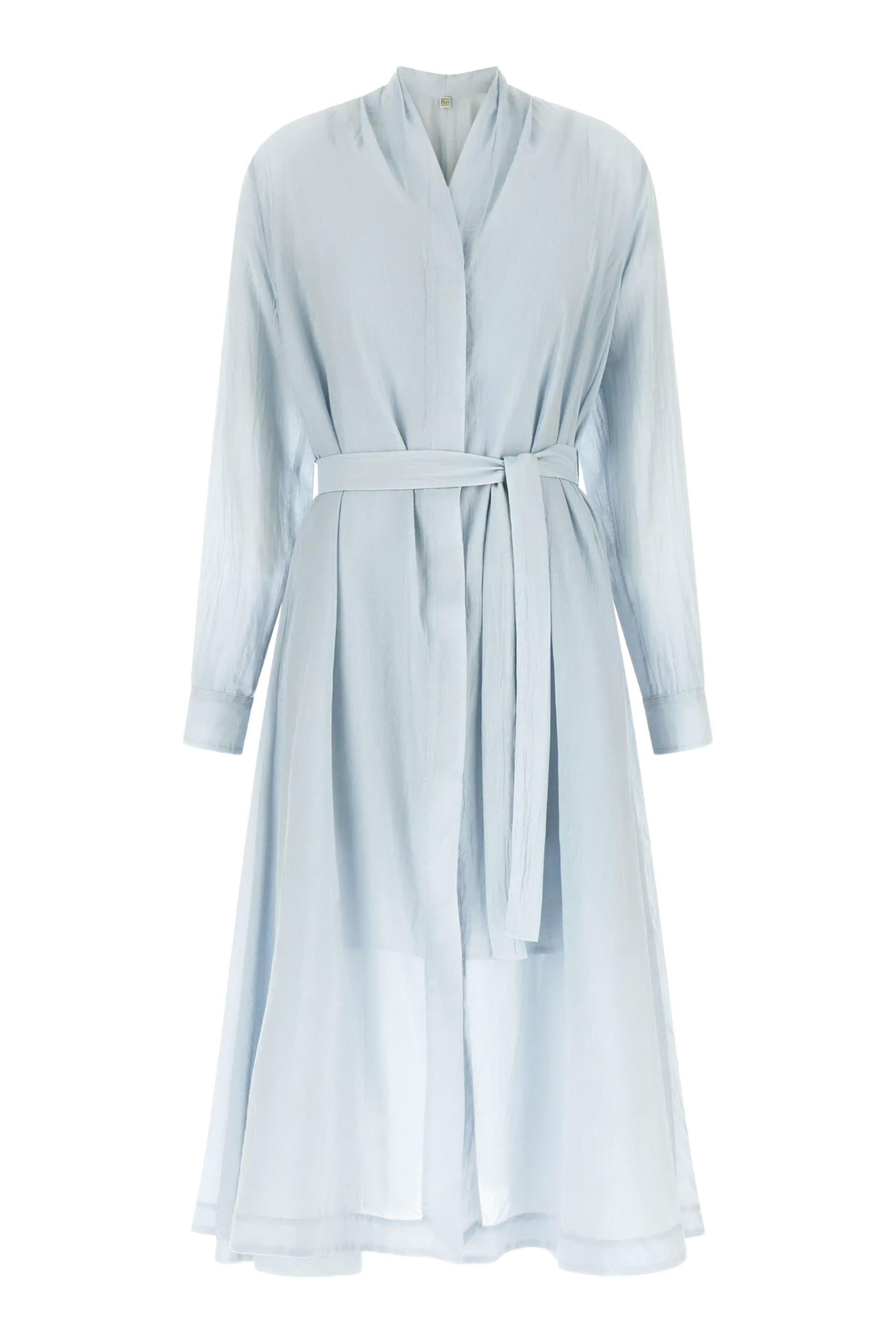  Belted Cotton Voile Dress