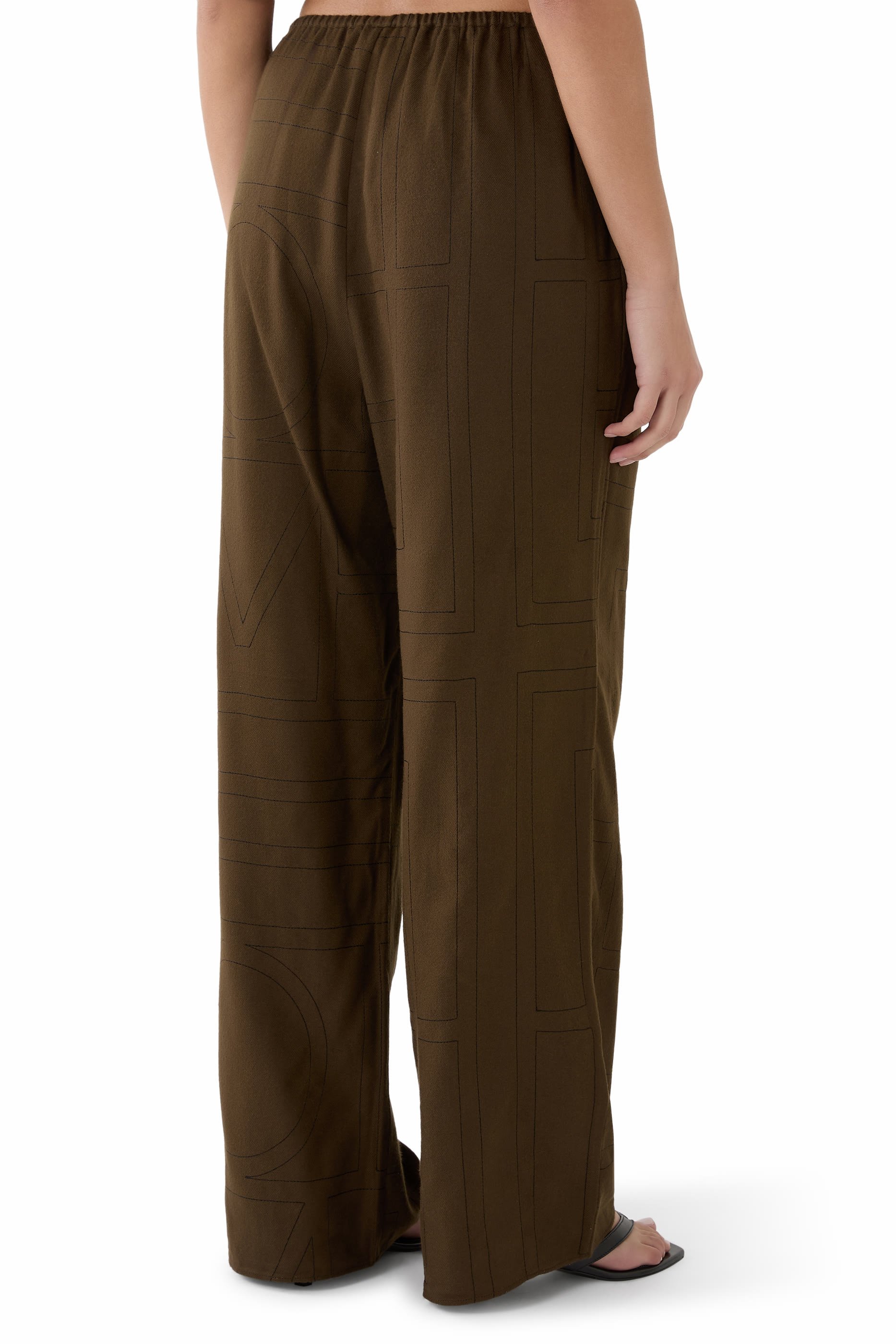 Monogram Flannel PJ Bottoms