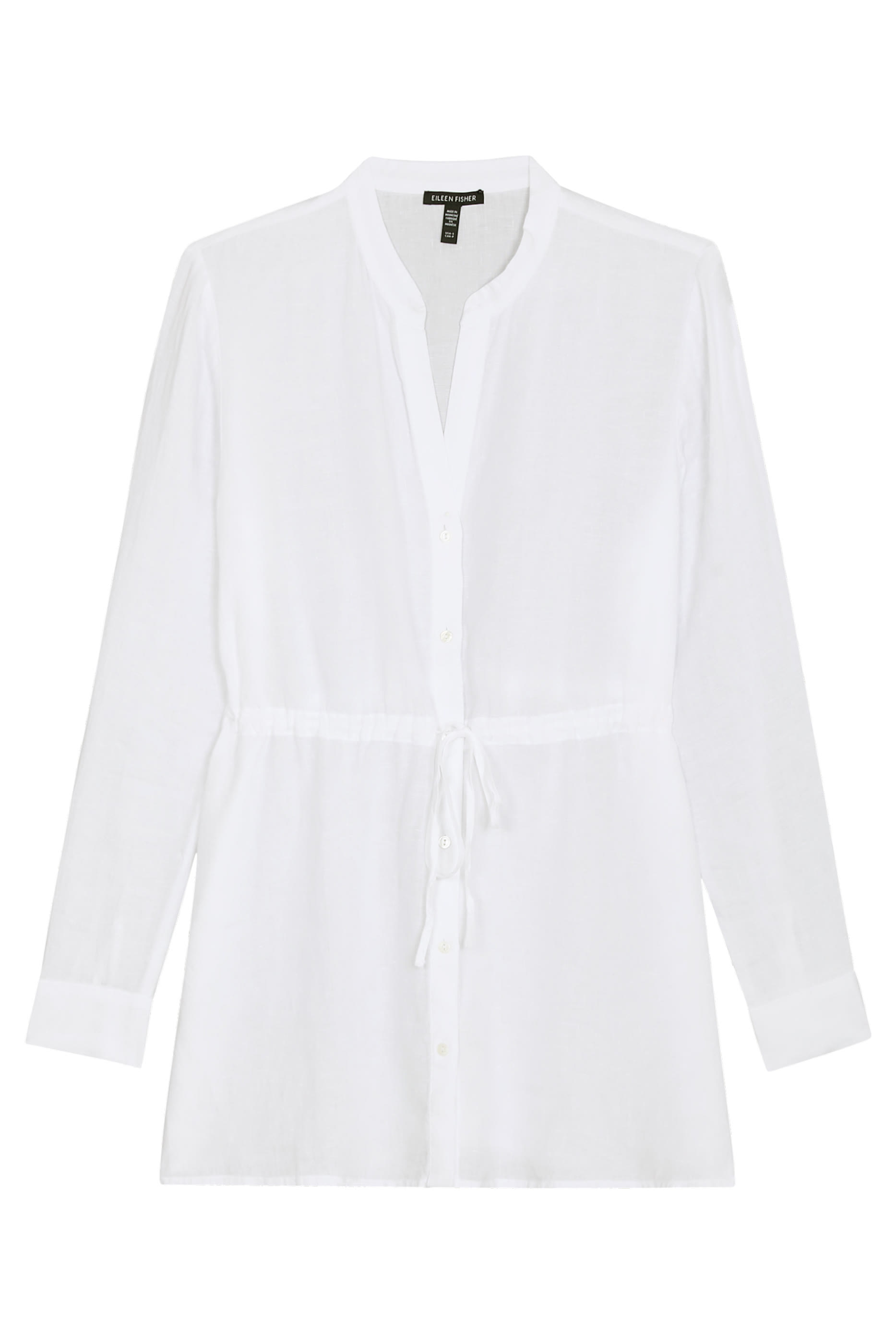 Collar Drawstring Shirt