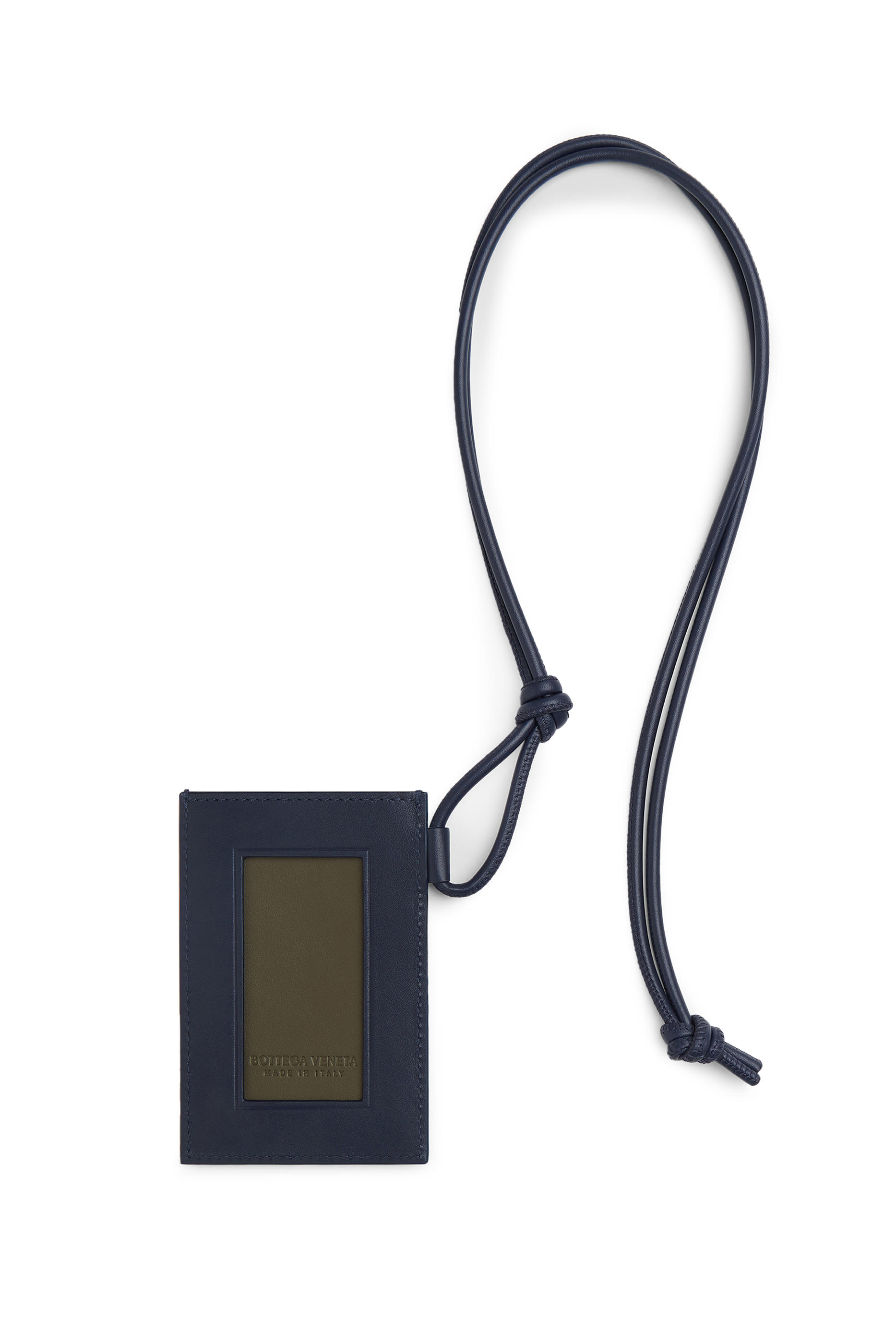 Intrecciato Badge Holder