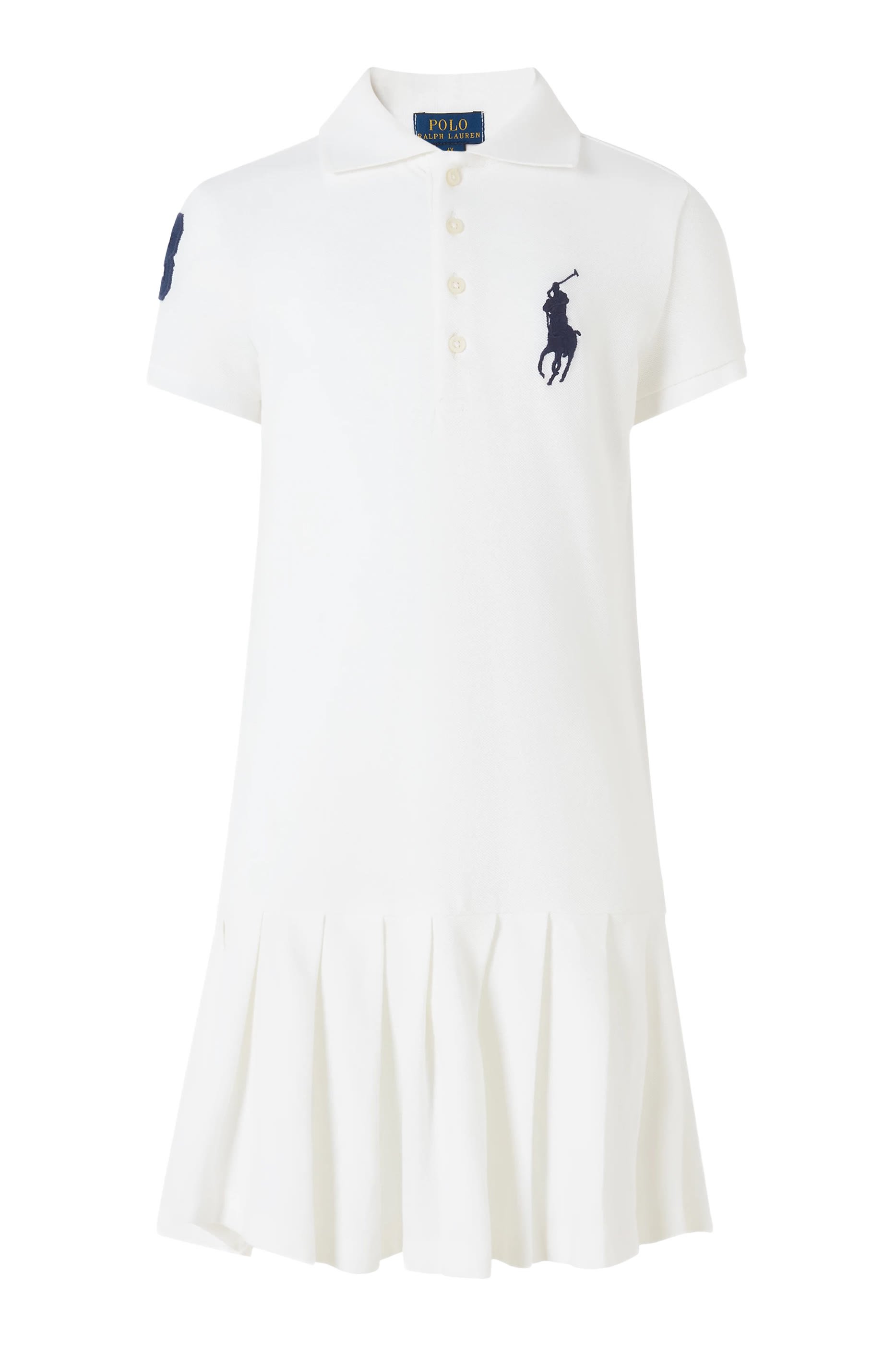 Kids Logo Pleat Dress