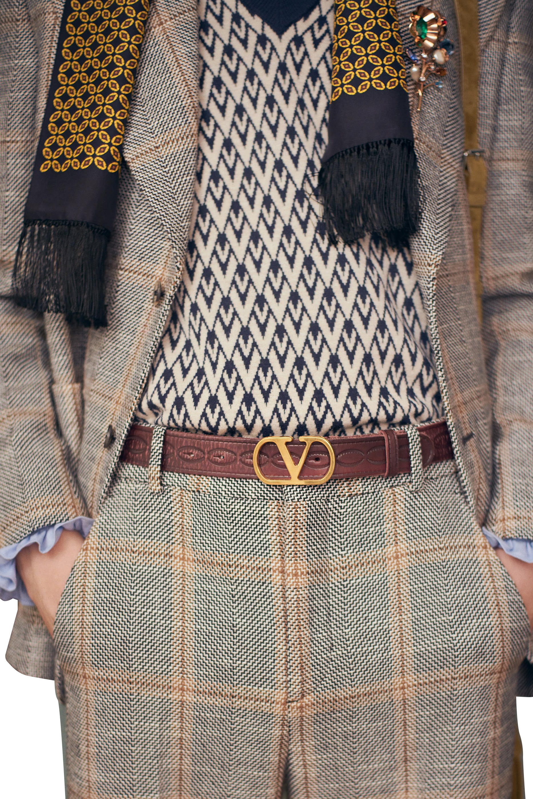 VLogo Signature Calfskin Belt