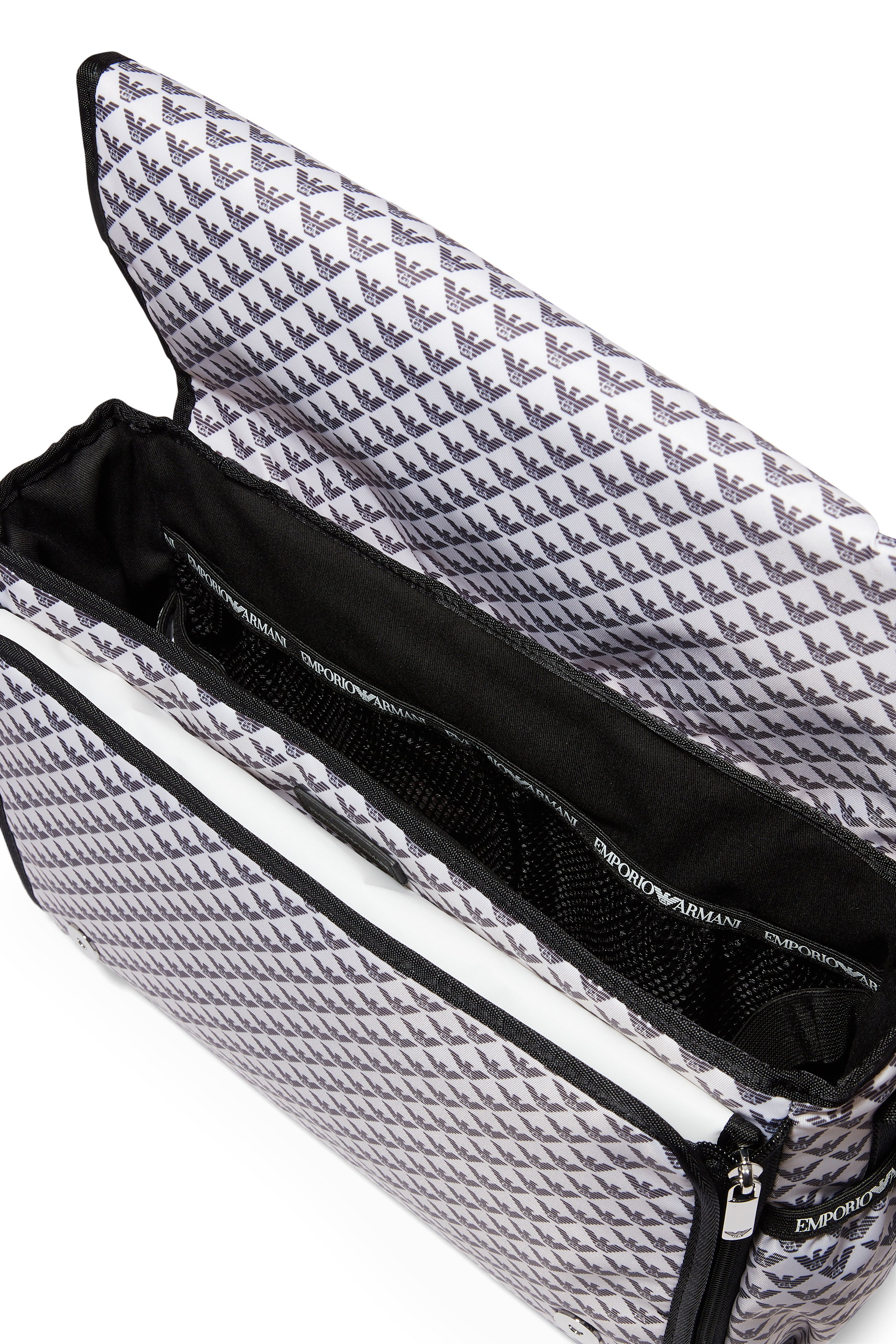 EA Monogram Diaper Bag