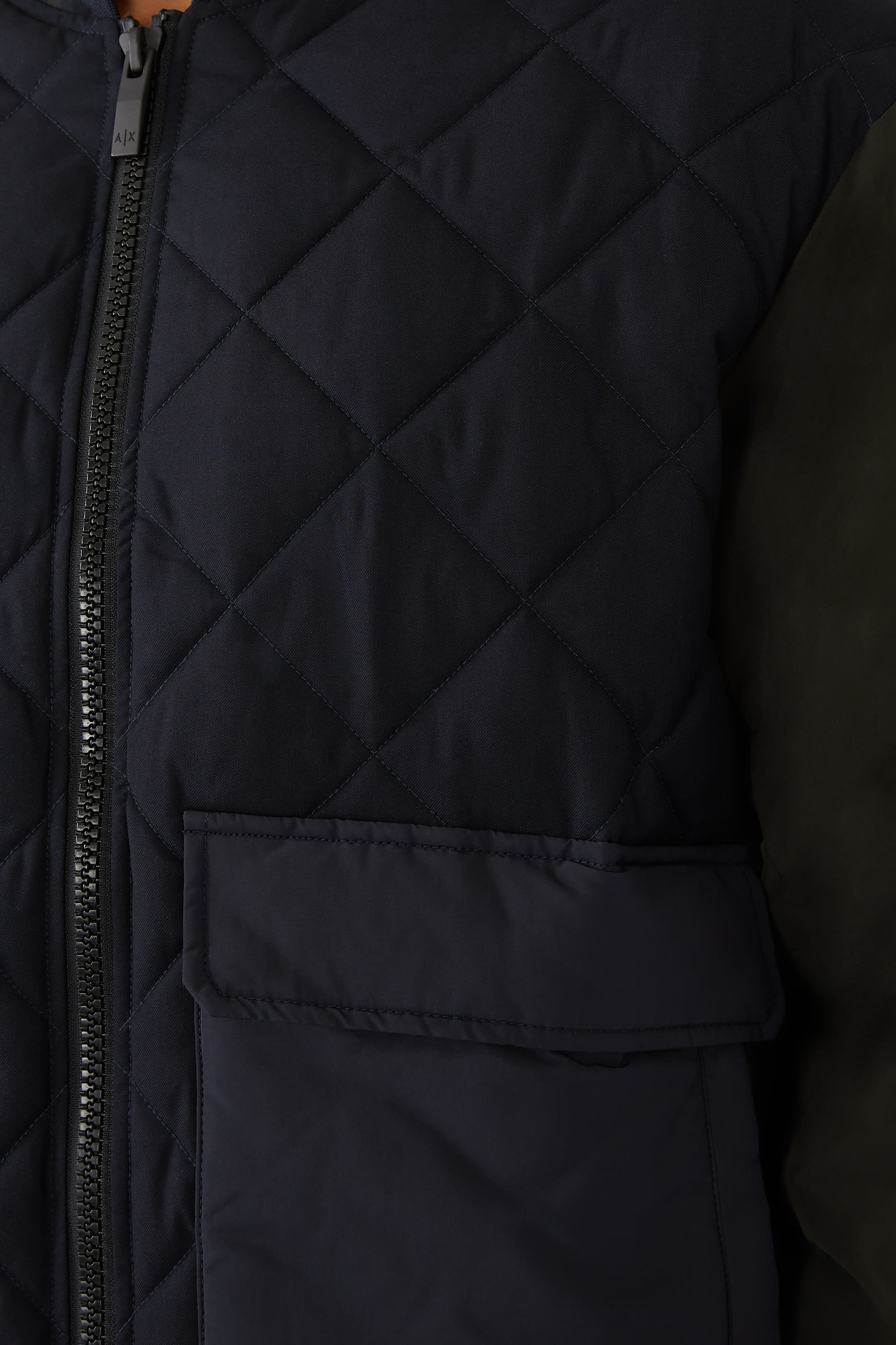 Jacket with Quilted Insert and Maxi Pockets