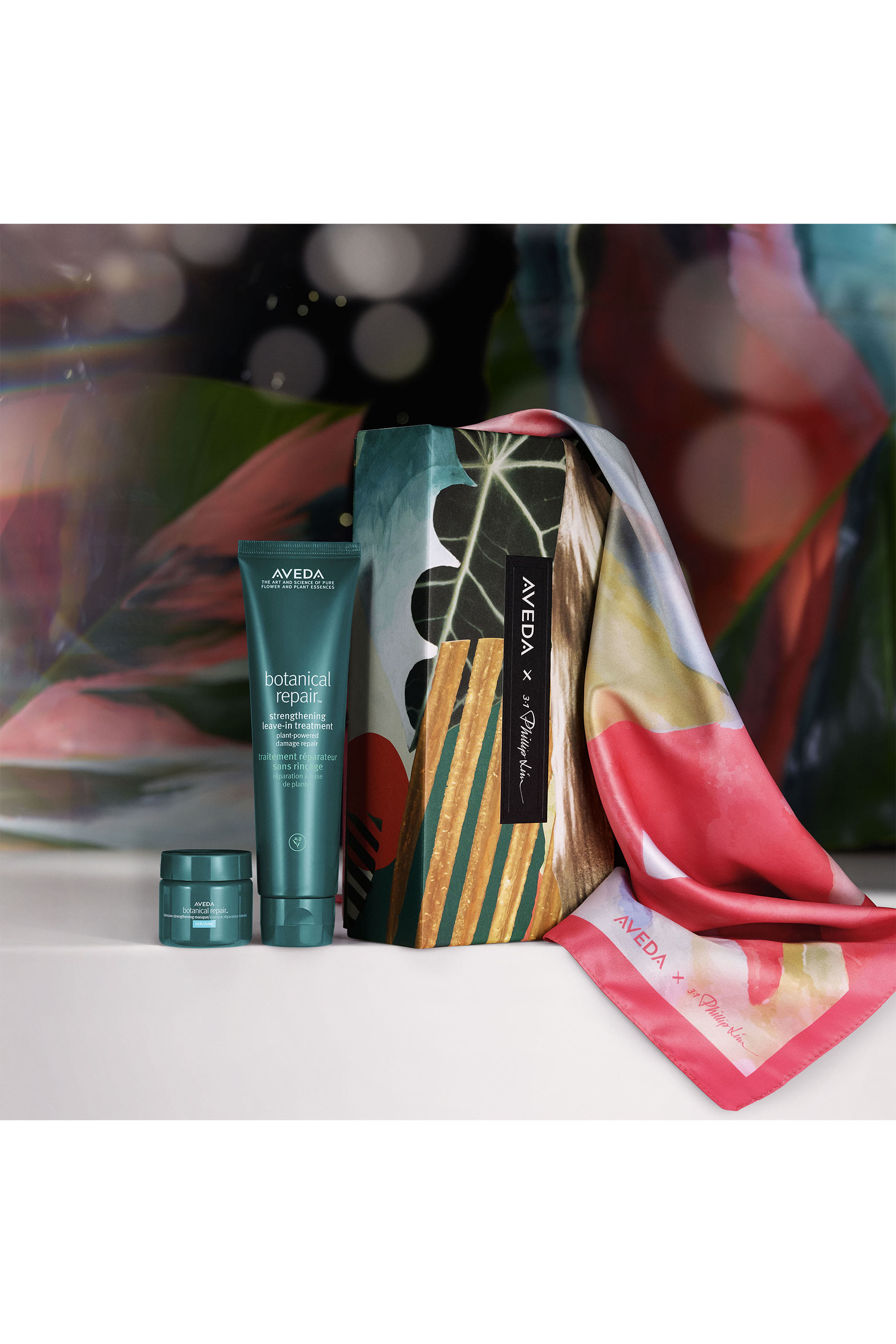 Botanical Repair Strengthening Treatment Duo and Hair Scarf Set