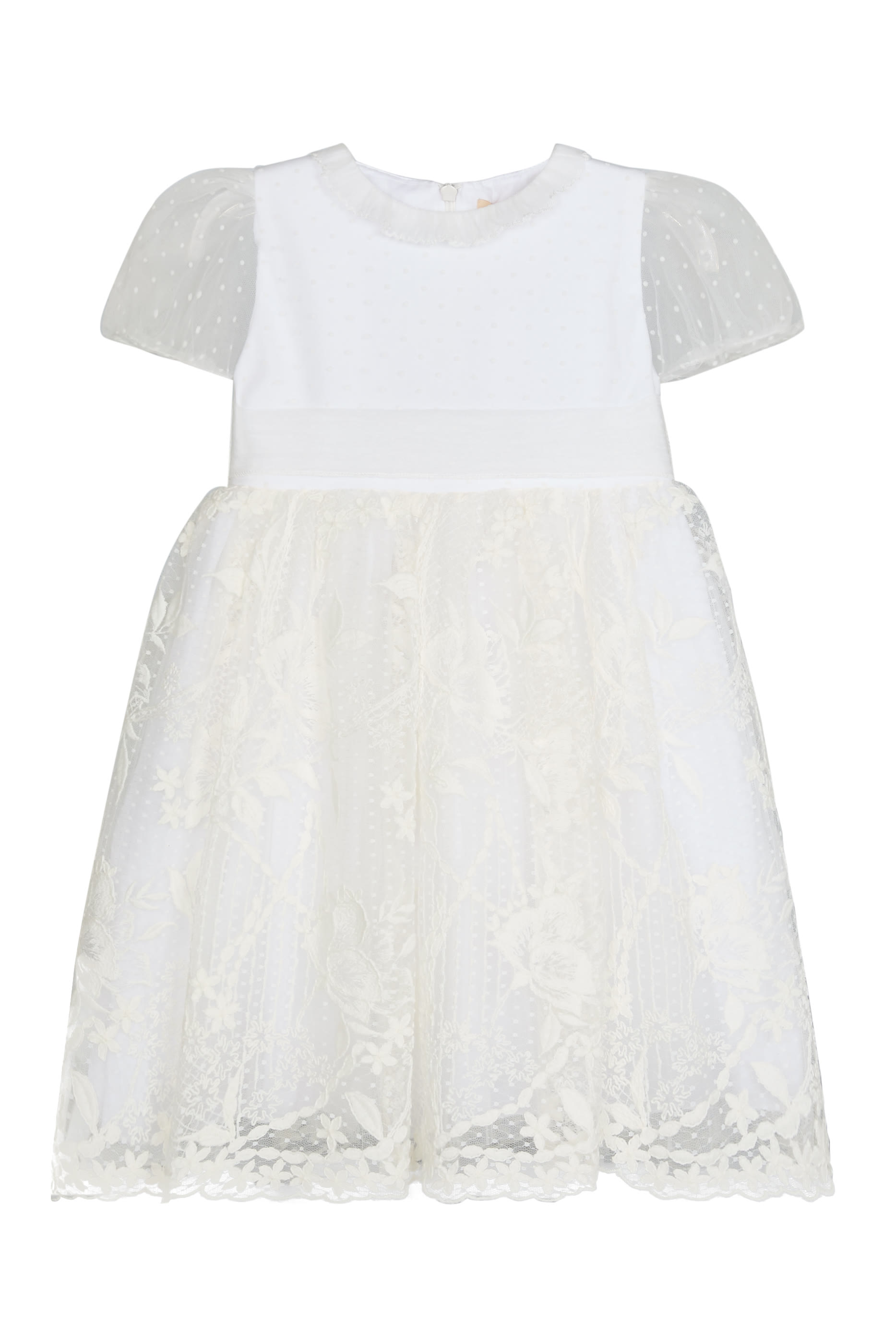 Kids Shimmering Lace Tulle Dress