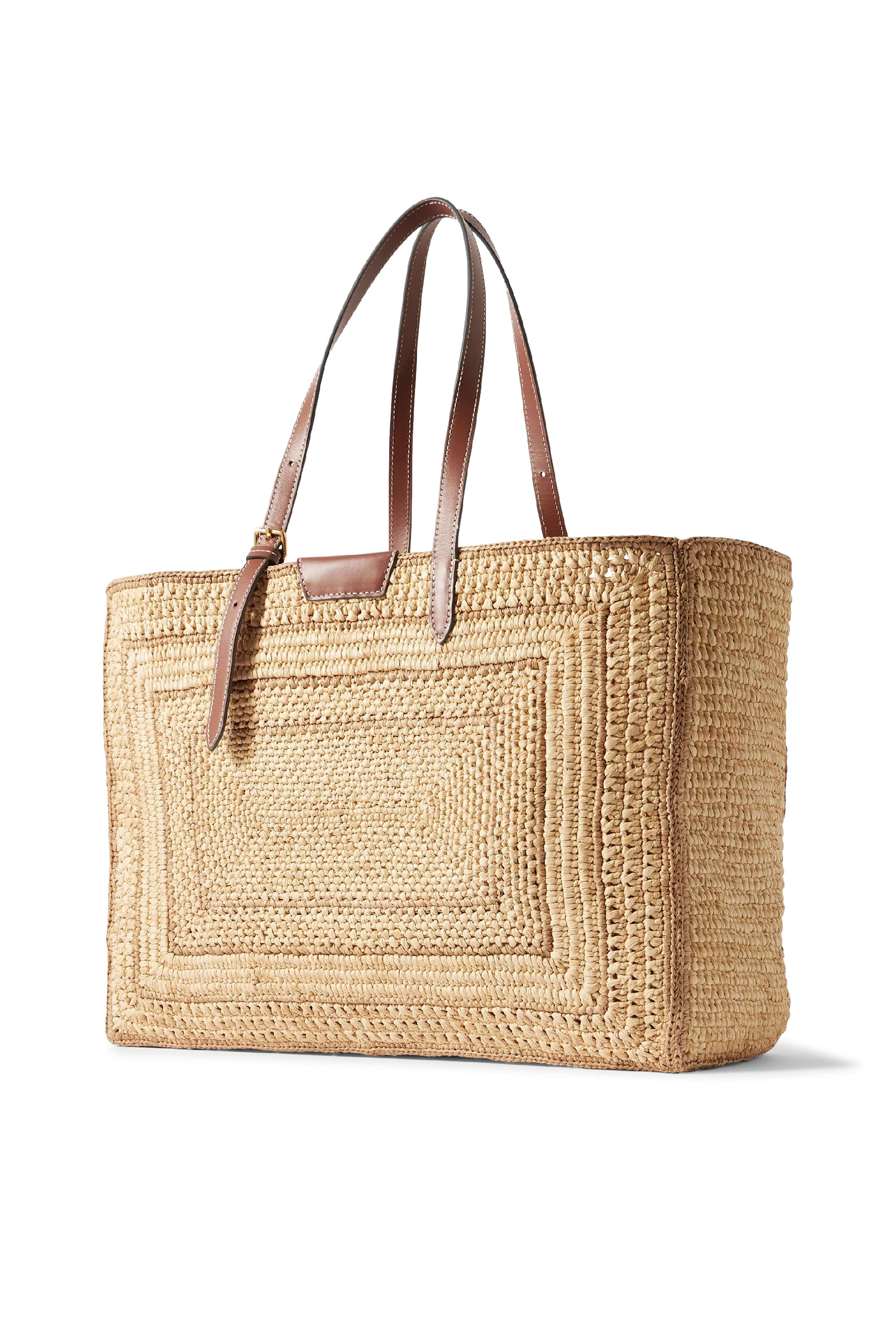Raffia Bow Tote Bag