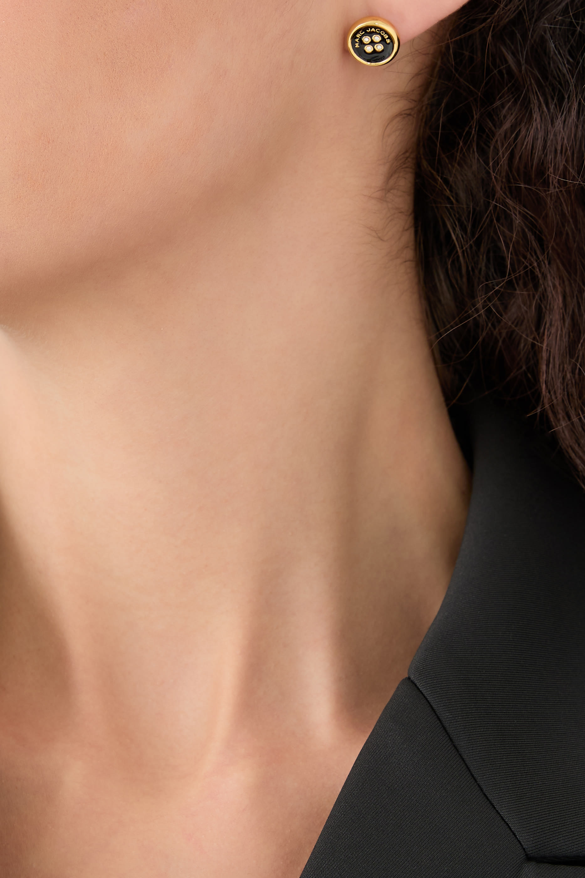 The Button Stud Earrings