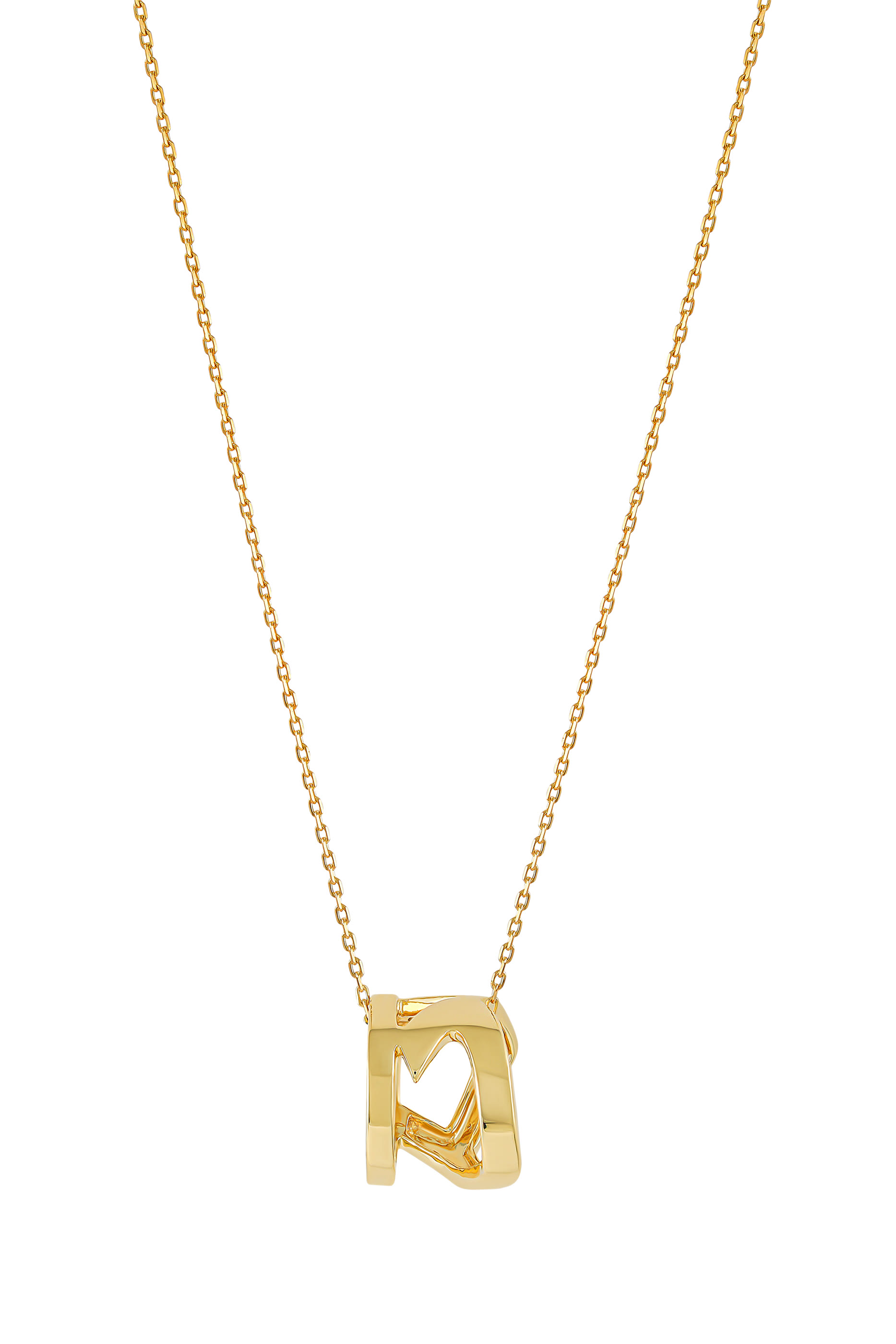 Hobb/Love Pendant, 18k Yellow Gold