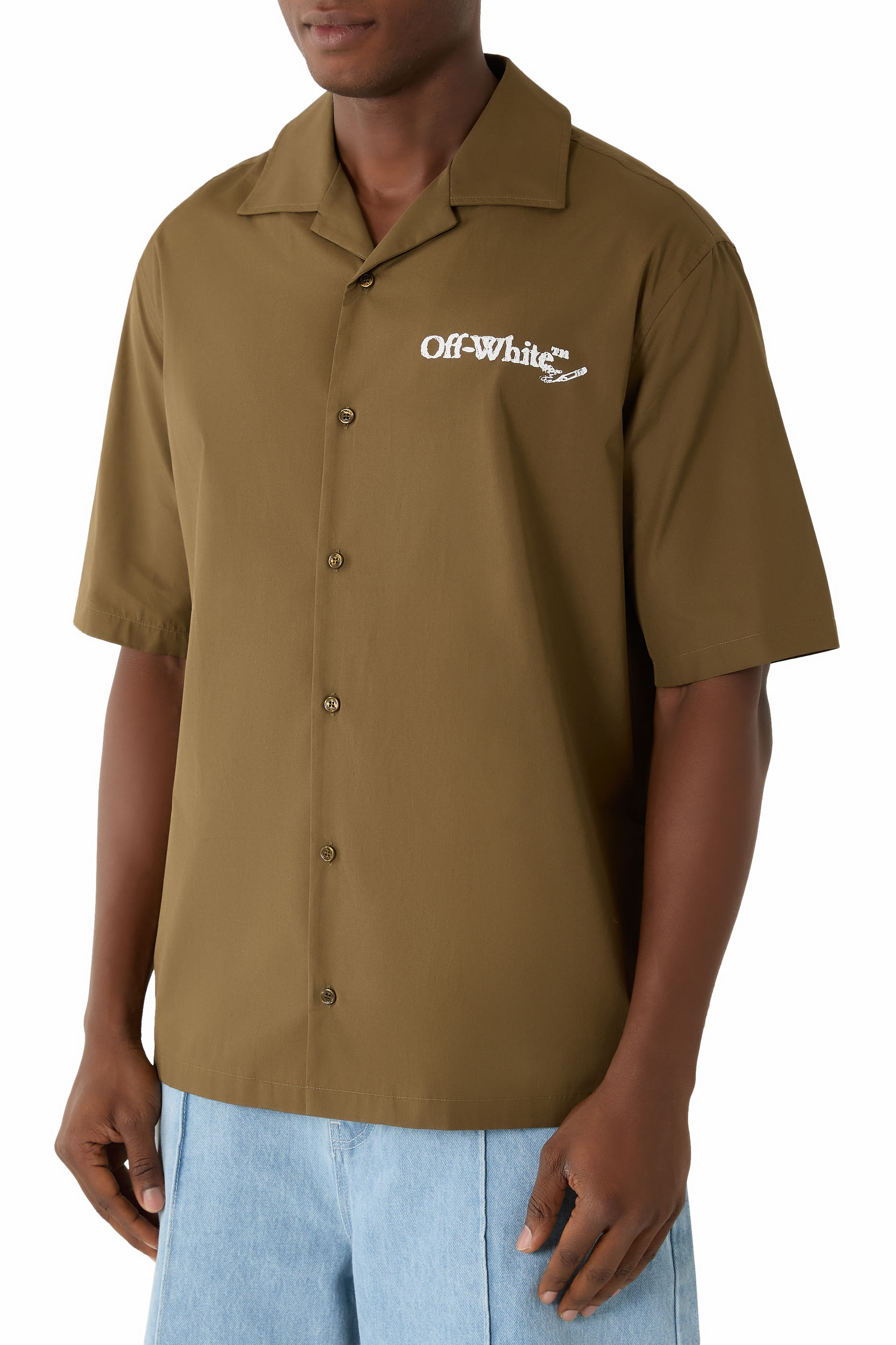  Scribble Arrow Poplin Shirt