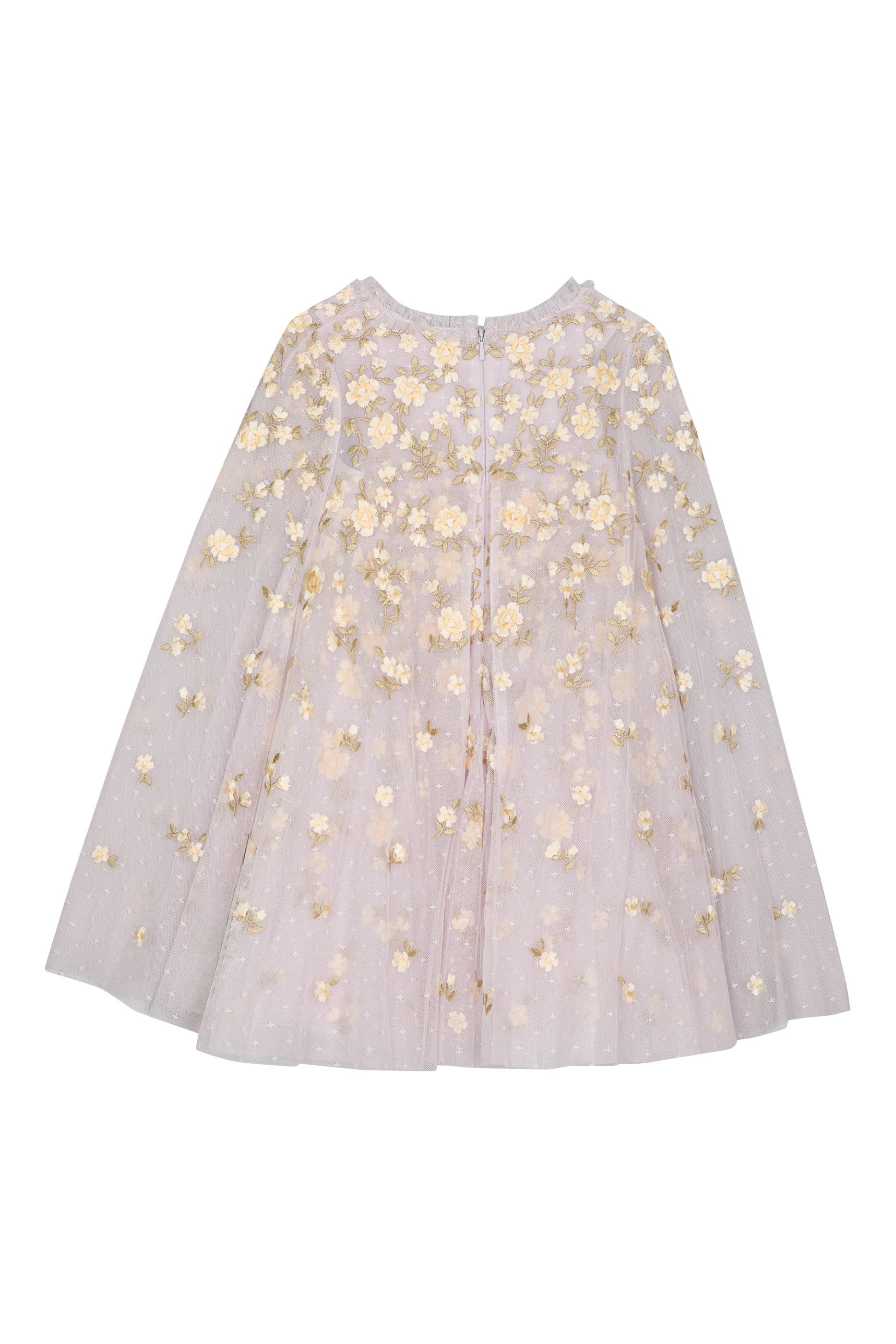 Kids Lea Ditsy Cape Dress 