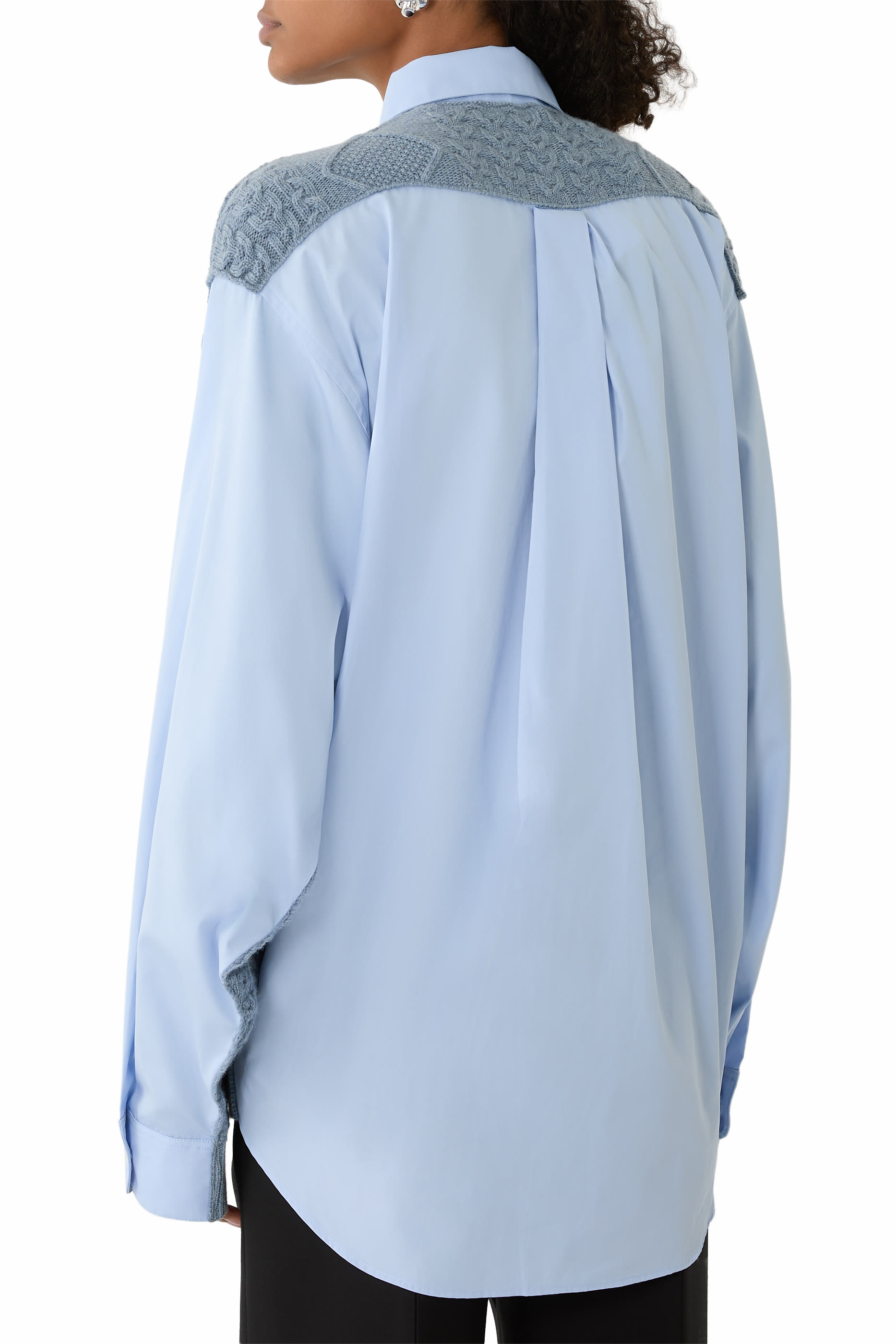 Hybrid Knit Shirt Cardigan