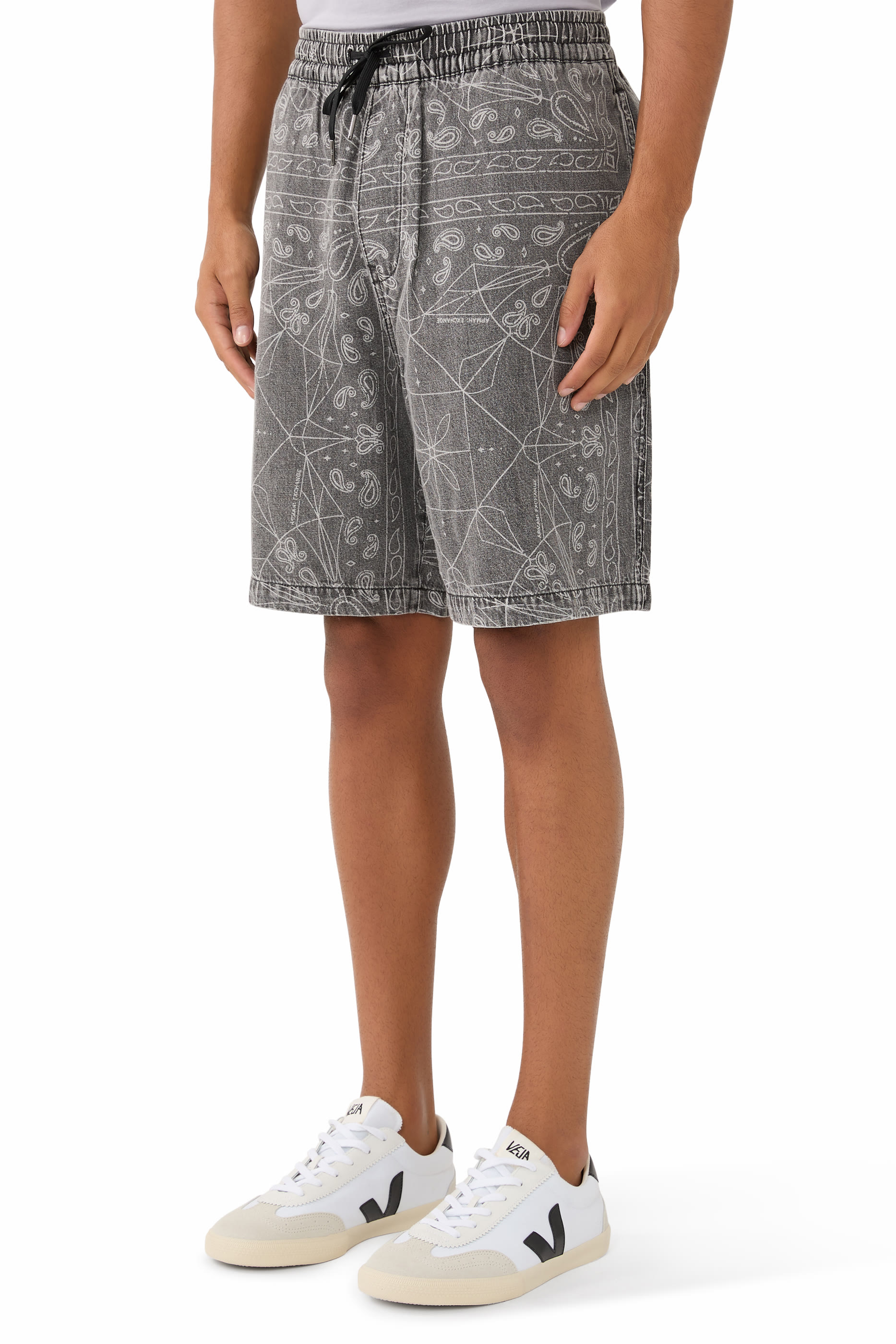 Kaleidoscope Print Bermuda Shorts