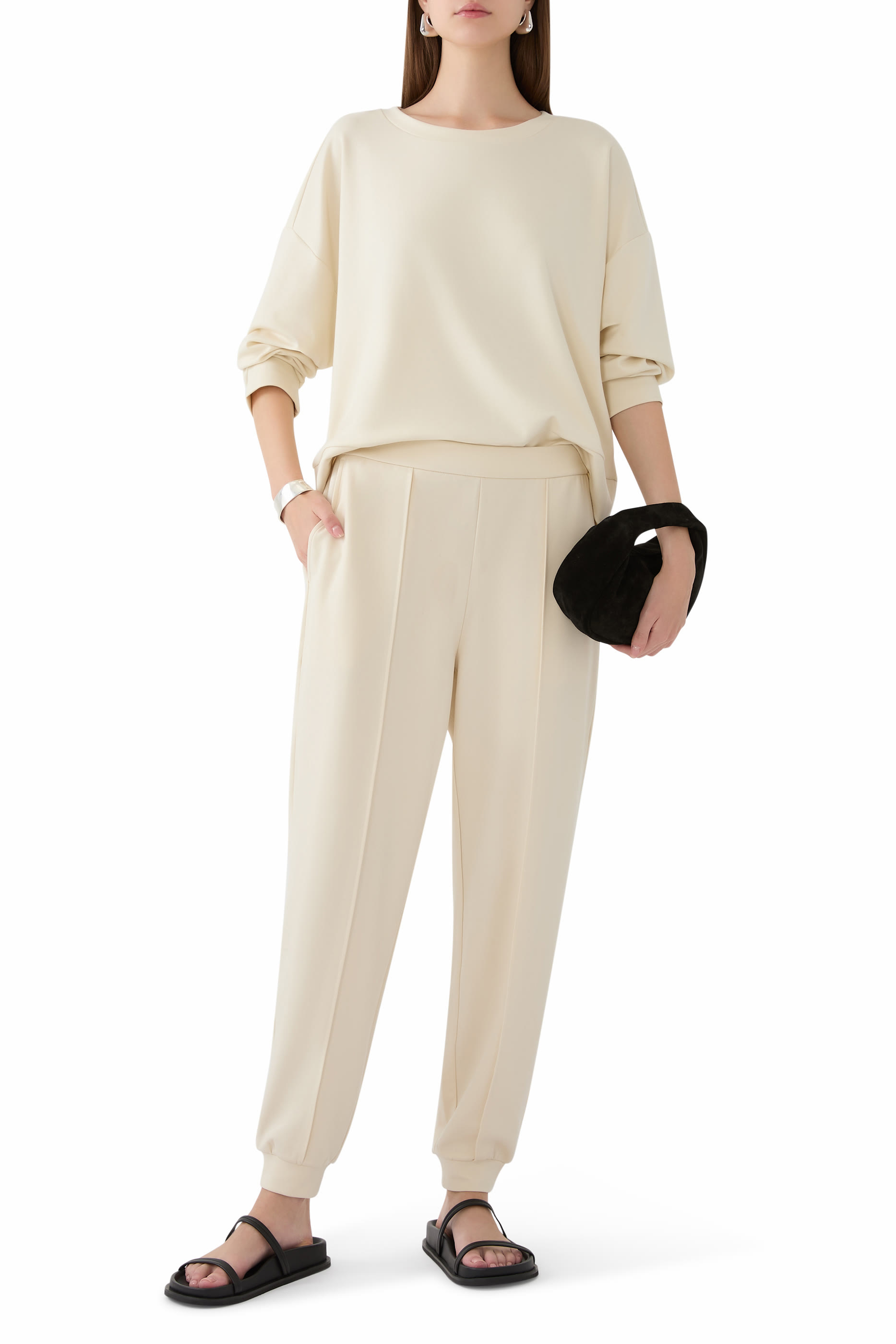 Ponte Round Neck Top