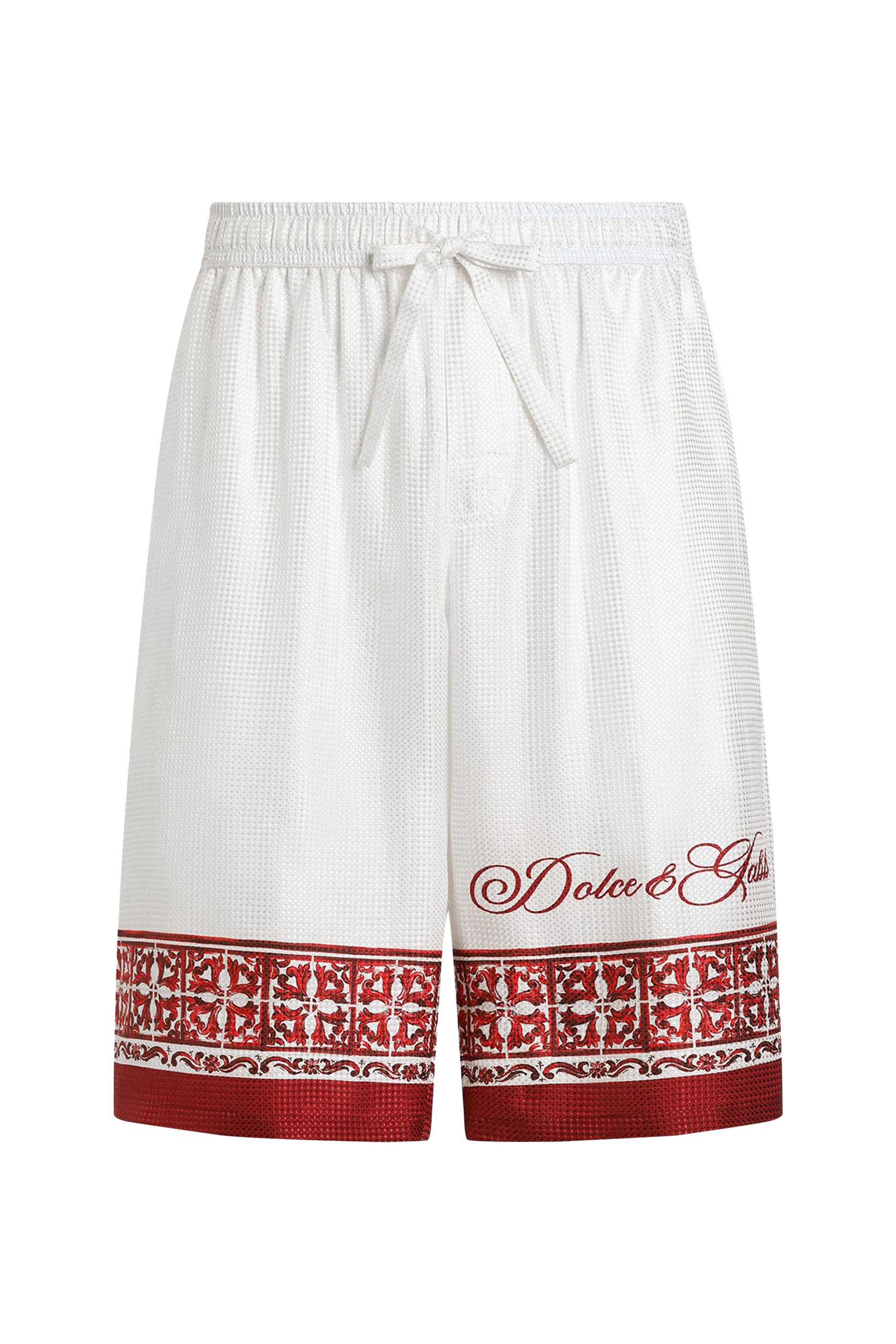 Majolica-Print Jacquard Twill Vanity Bermuda Shorts 