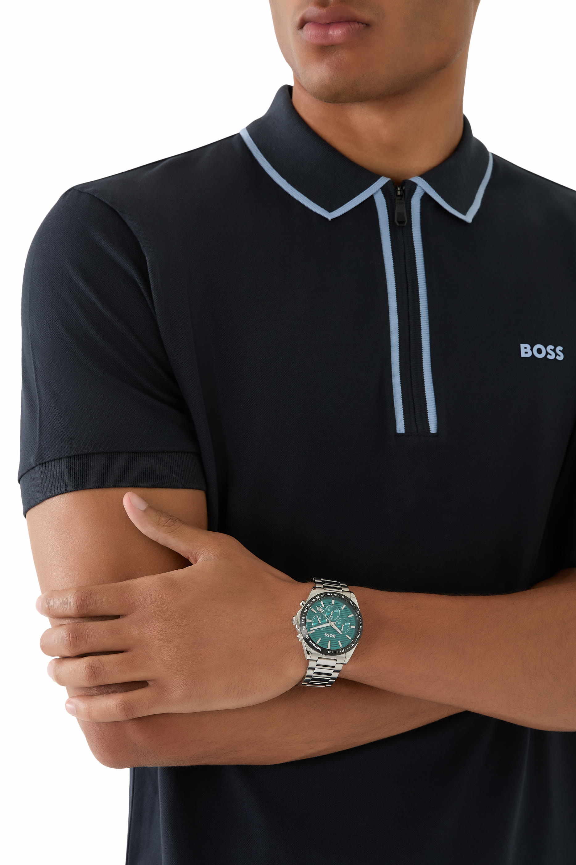 Strike Link-Bracelet Chronograph Watch