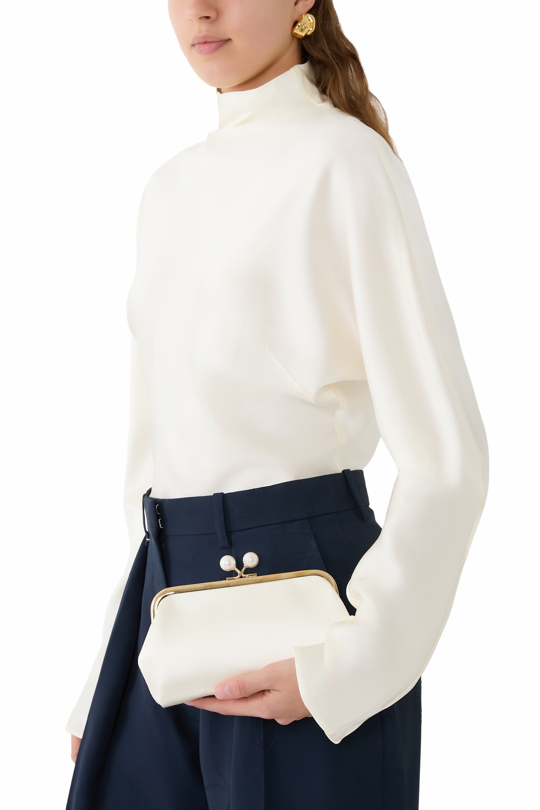 Maud Pearls Clutch Bag