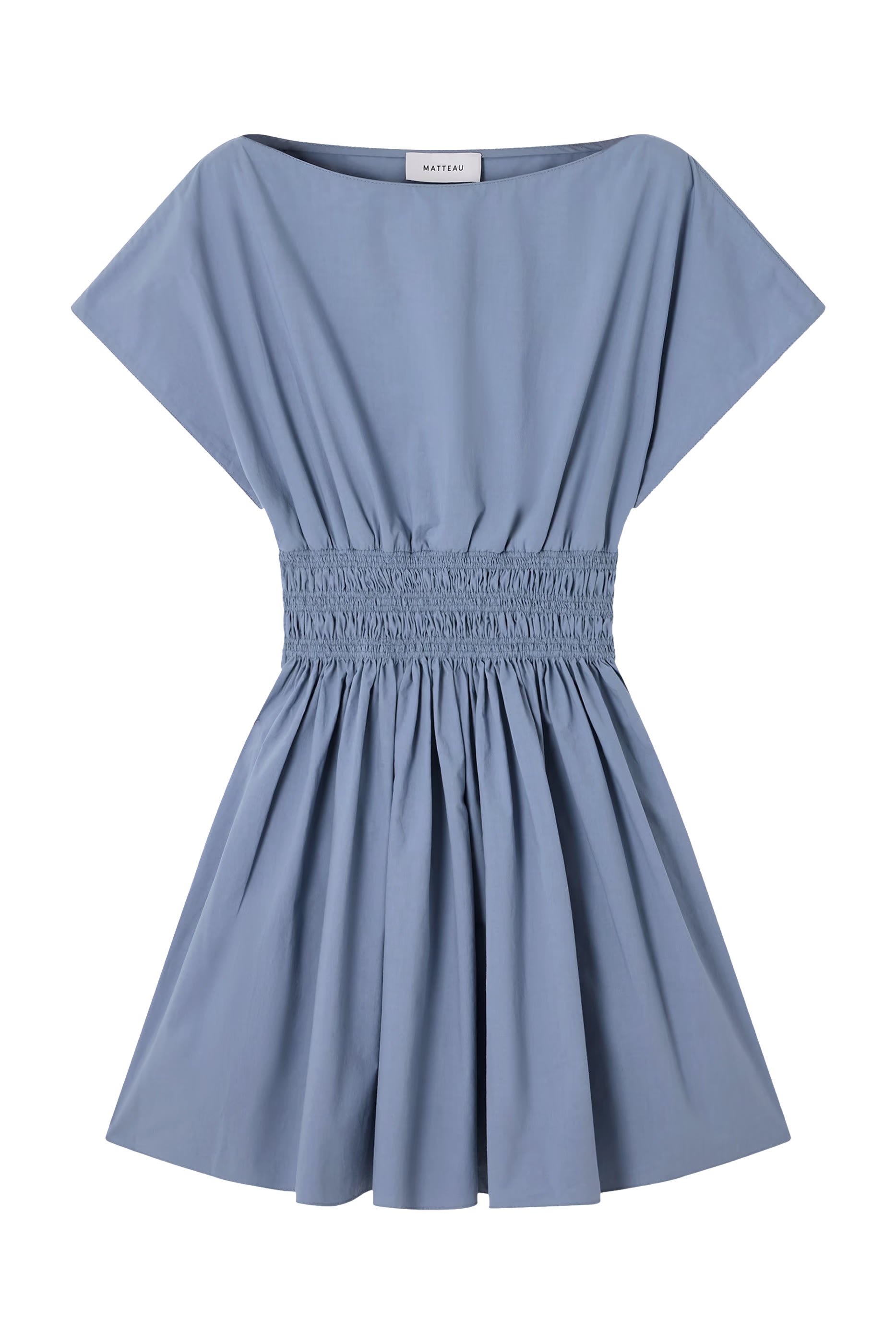 Shirred Waist Mini Dress