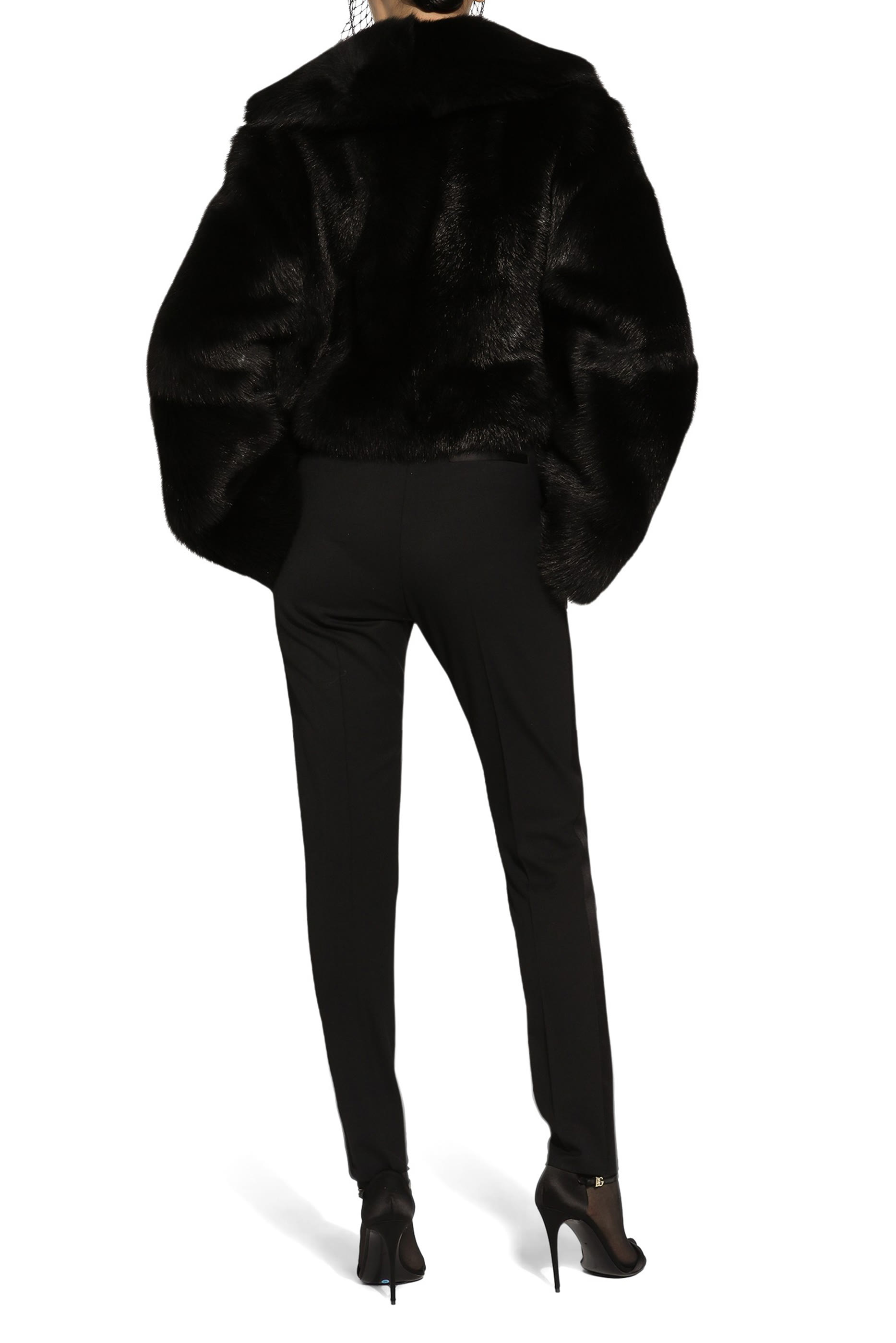 Short Lambskin Jacket with Belt