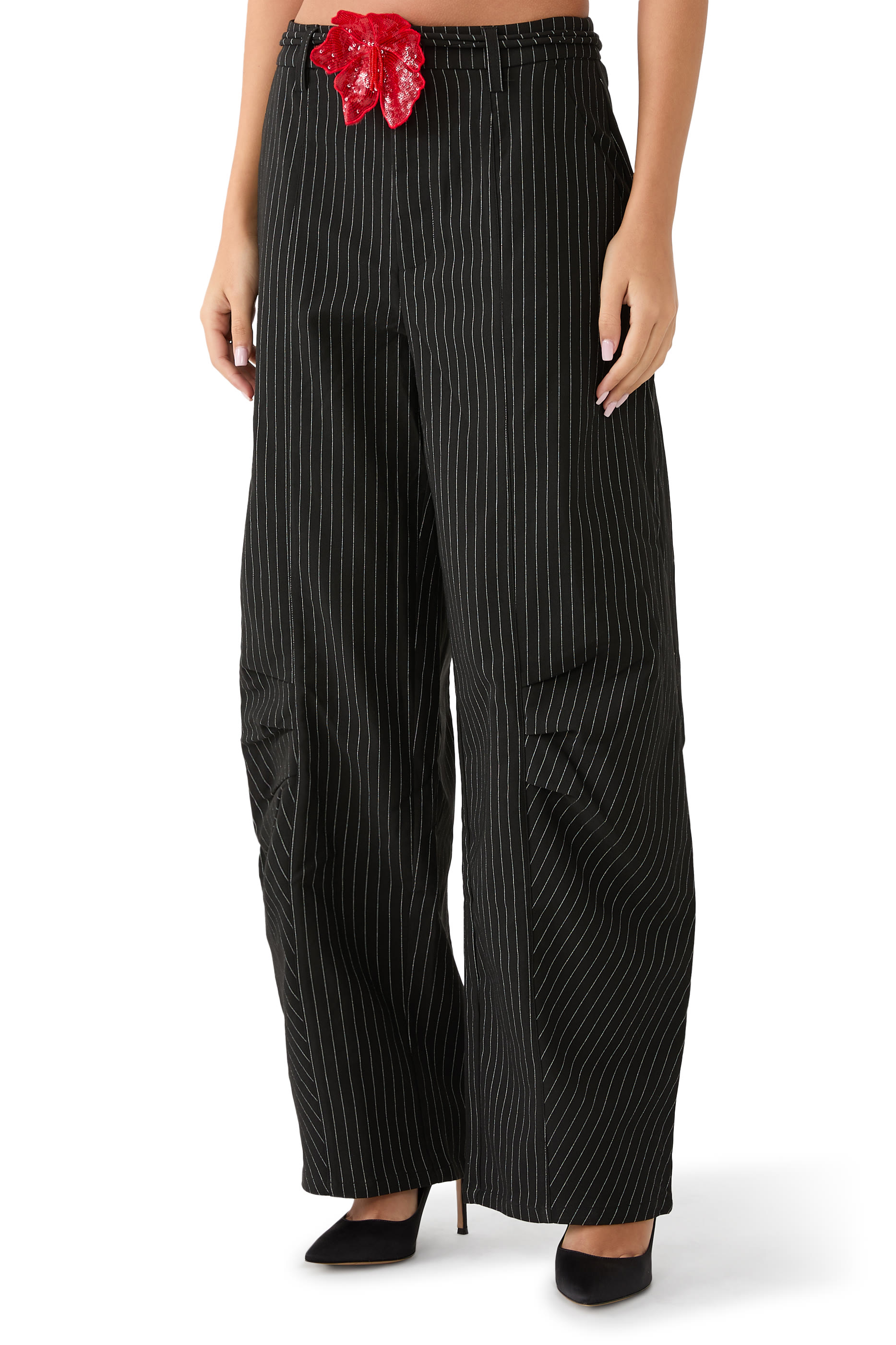 Striped Cargo Pants