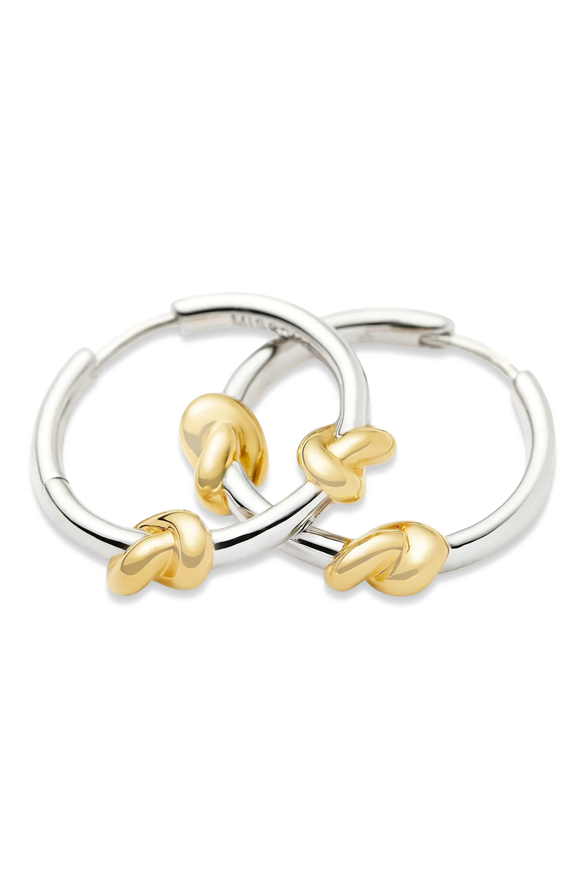 Lucy Williams Knot Small Hoop Earrings