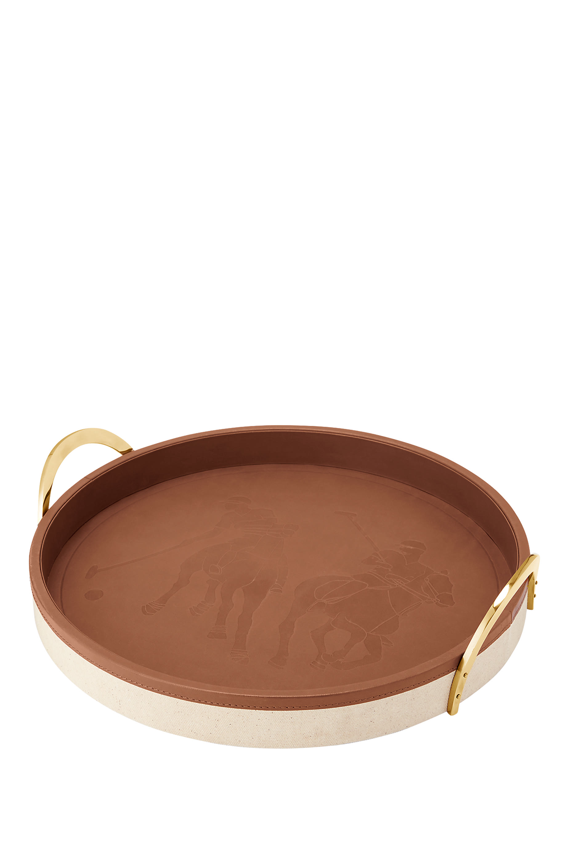 Garrett Leather & Canvas Tray