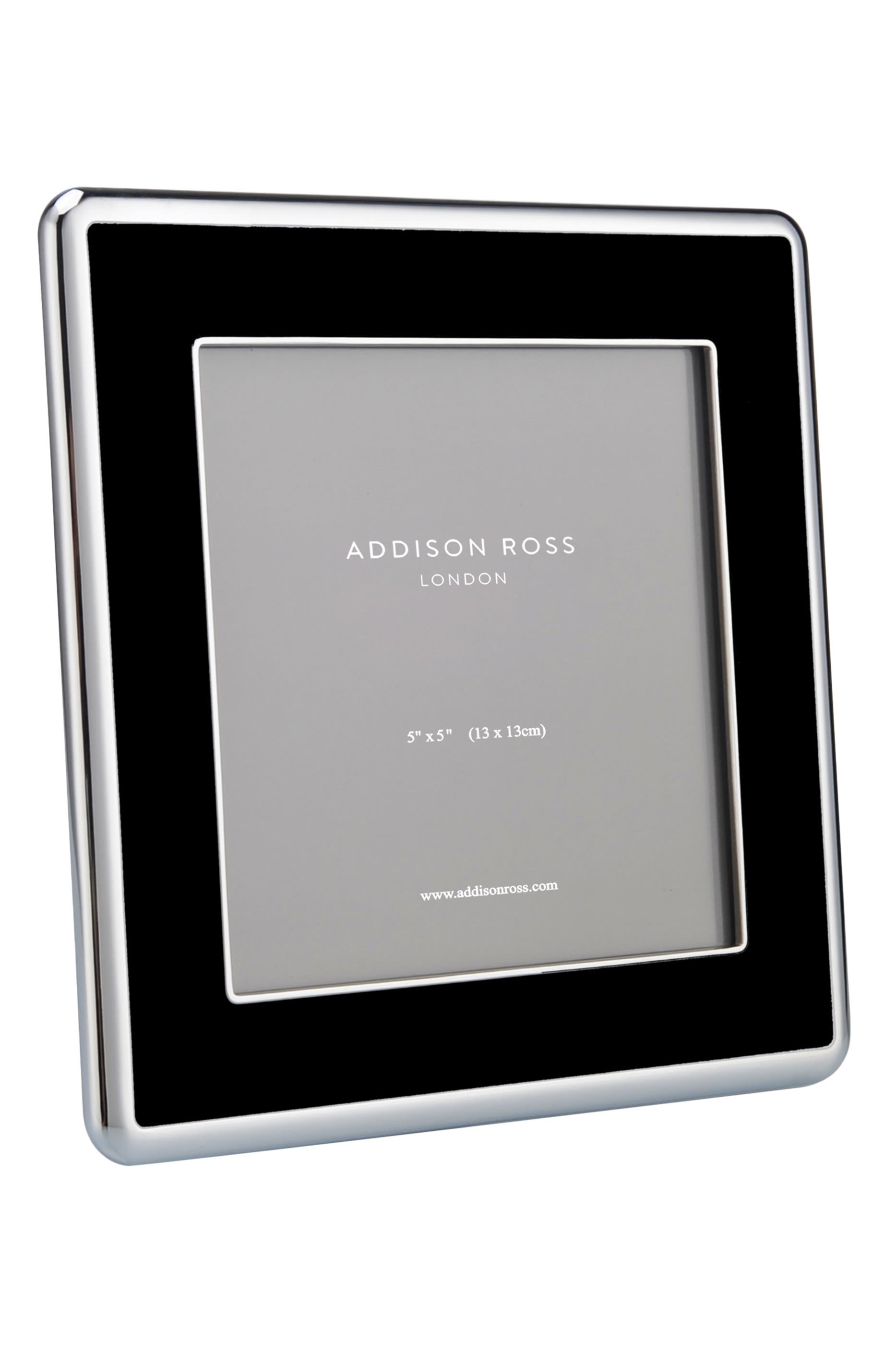 Curve Frame, Enamel & Silver, 5x5 